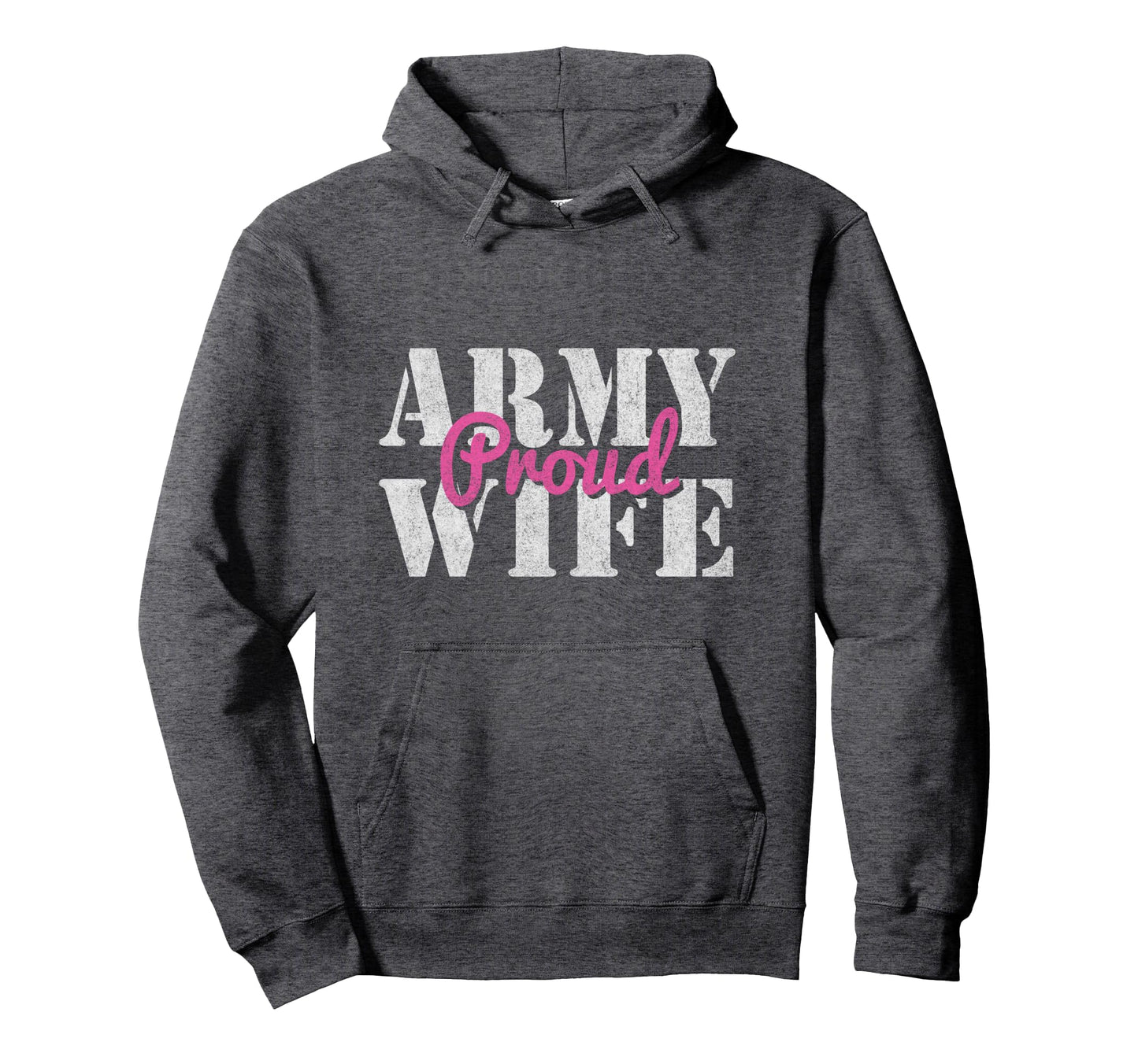 Proud Army Wife Hoodie - Aesthetic Graphic Unisex - T-Shirt, Sweatshirt, Hoodie