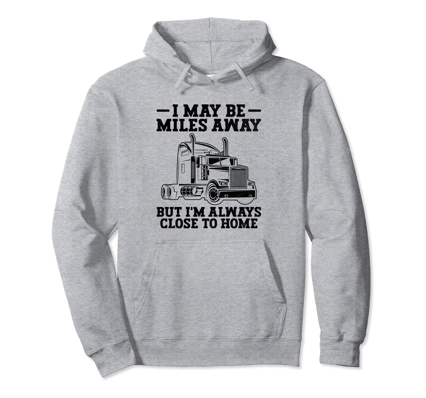 Trucker Driving Dad Trucker Father Truck Hoodie - Trendy Graphic Unisex - T-Shirt, Sweatshirt, Hoodie