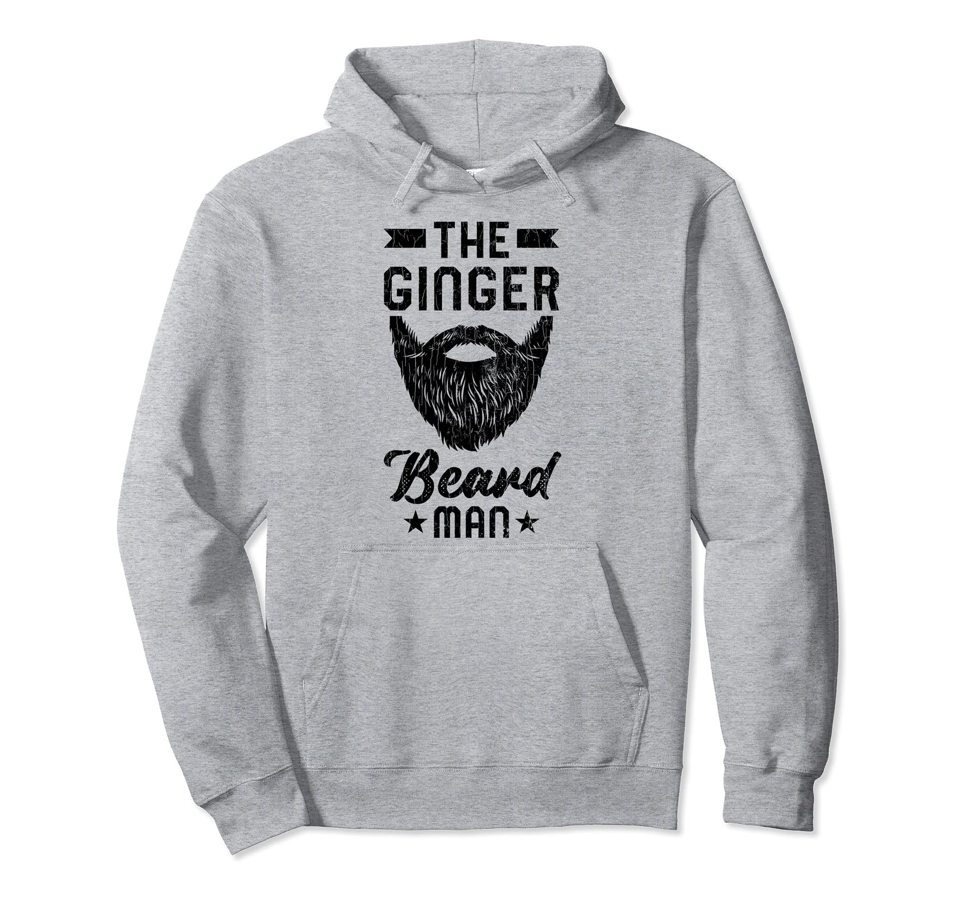 Ginger Beard Funny Bearded Dad Hoodie - Custom Art Print for Adults - T-Shirt, Sweatshirt, Hoodie