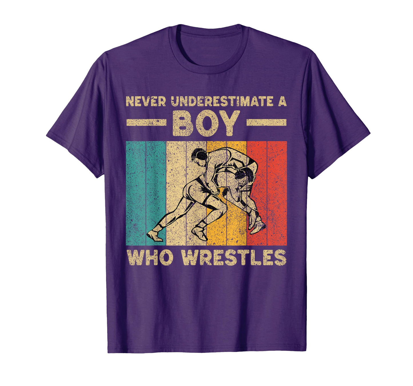 Never Underestimate Who Wrestles T-Shirt - Aesthetic Graphic Unisex - T-Shirt, Sweatshirt, Hoodie