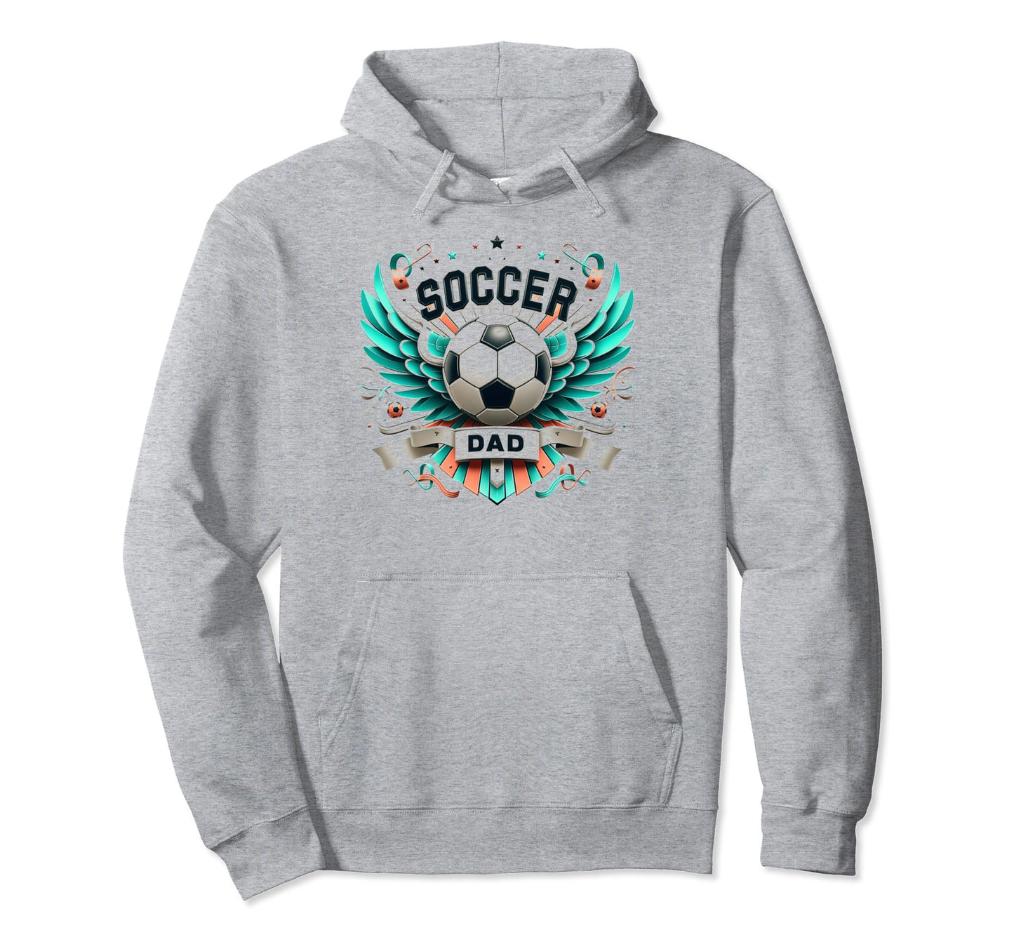 Soccer Dad Family Matching Dad Fathers Hoodie - Novelty Apparel Men Women - T-Shirt, Sweatshirt, Hoodie