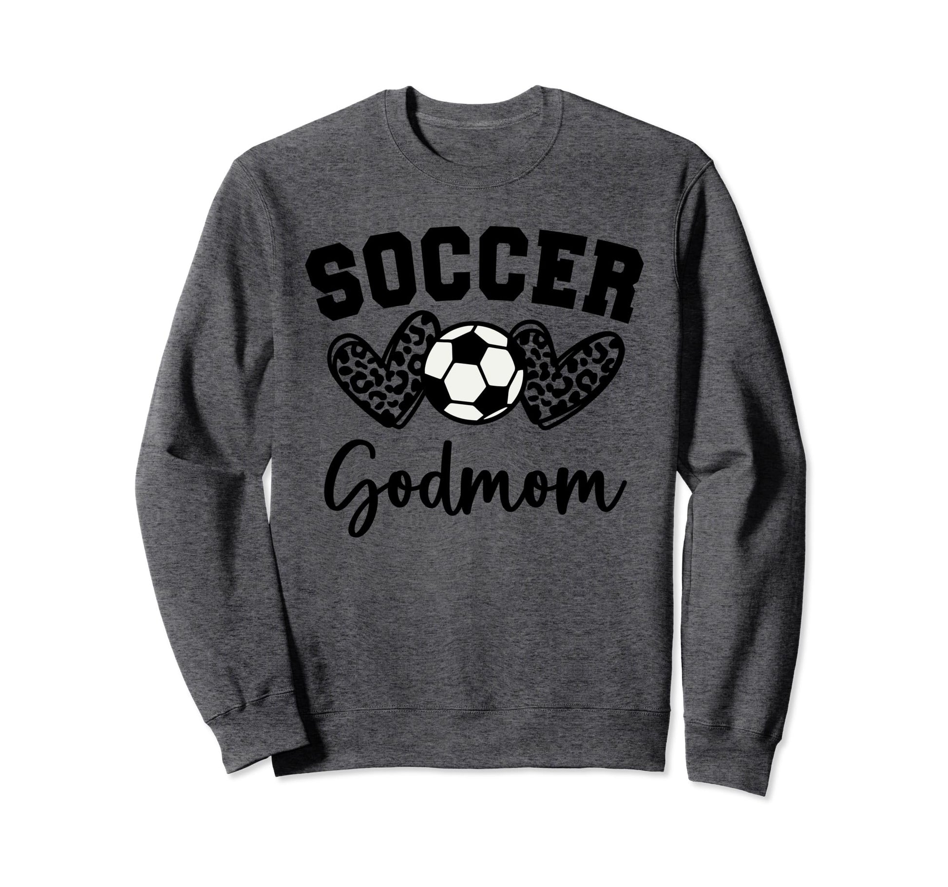 Soccer Godmom Matching Family Soccer Sweatshirt - Graphic Print Unisex - T-Shirt, Sweatshirt, Hoodie
