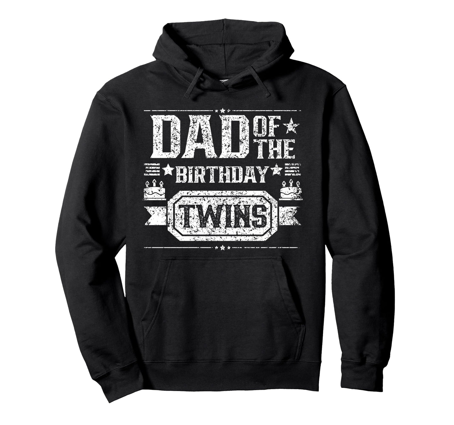 Dad Birthday Twins Twin Celebrate Father Hoodie - Graphic Print Unisex - T-Shirt, Sweatshirt, Hoodie