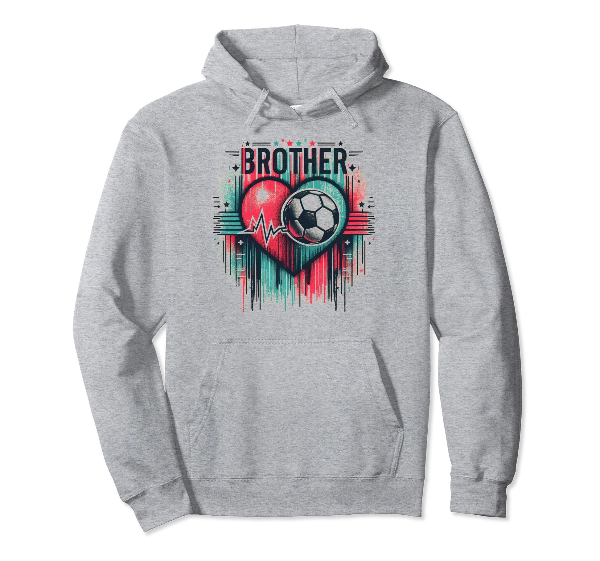 Soccer Brother Family Matching Team Hoodie - Novelty Apparel Men Women - T-Shirt, Sweatshirt, Hoodie