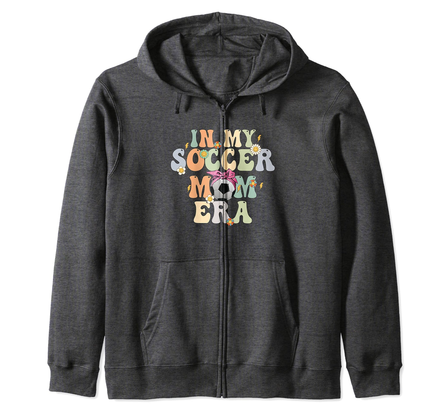 Groovy My Soccer Mom Era Sweatshirt - Unique Graphic for Adults - T-Shirt, Sweatshirt, Hoodie
