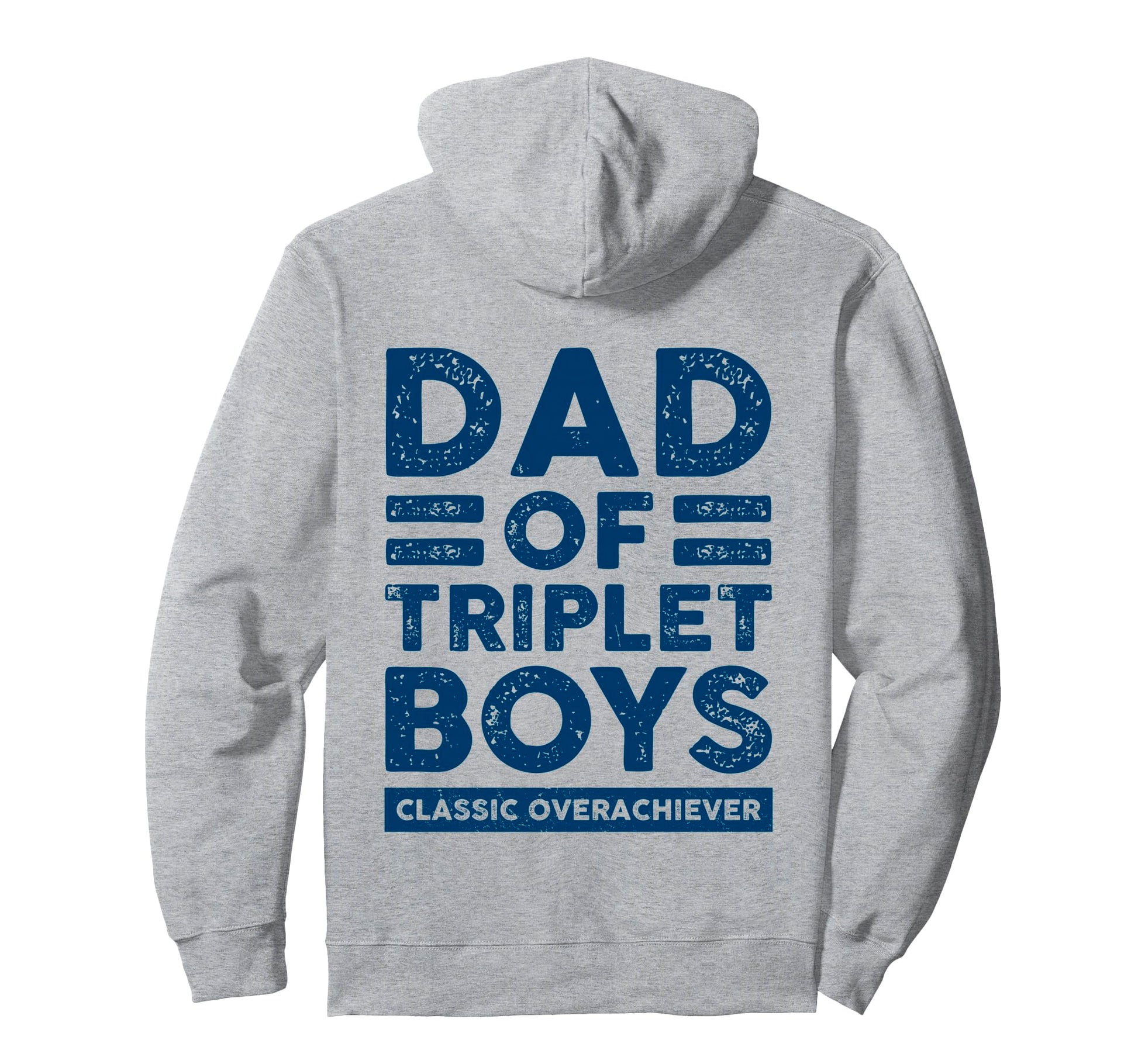 Dad Triplet Overachiever Funny Triplet Hoodie - Unique Graphic Men Women - T-Shirt, Sweatshirt, Hoodie