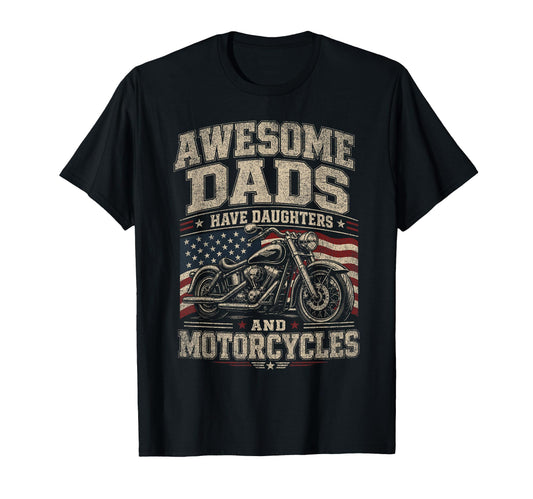 Awesome Dads Have Daughters And T-Shirt - Custom Art Print for Adults - T-Shirt, Sweatshirt, Hoodie