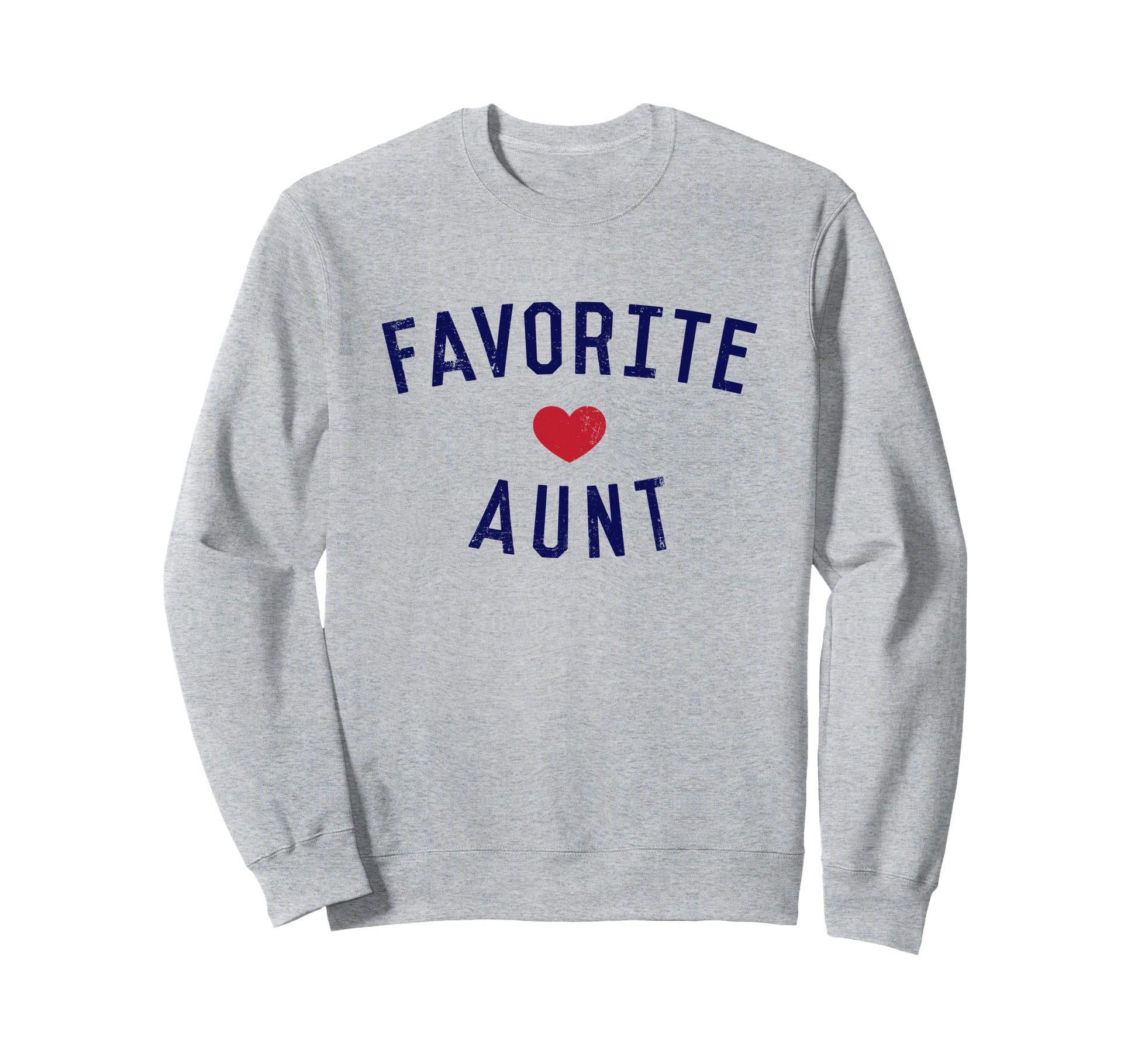 Favorite Aunt Red Love Heart Symbol Sweatshirt - Novelty Apparel Men Women - T-Shirt, Sweatshirt, Hoodie