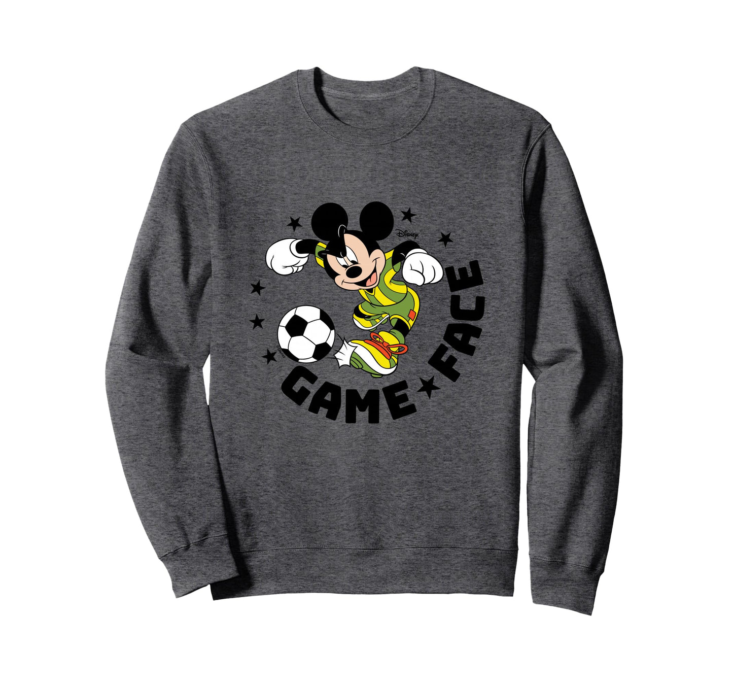Mickey Game Face Soccer Sweatshirt - Streetwear Style Unisex - T-Shirt, Sweatshirt, Hoodie