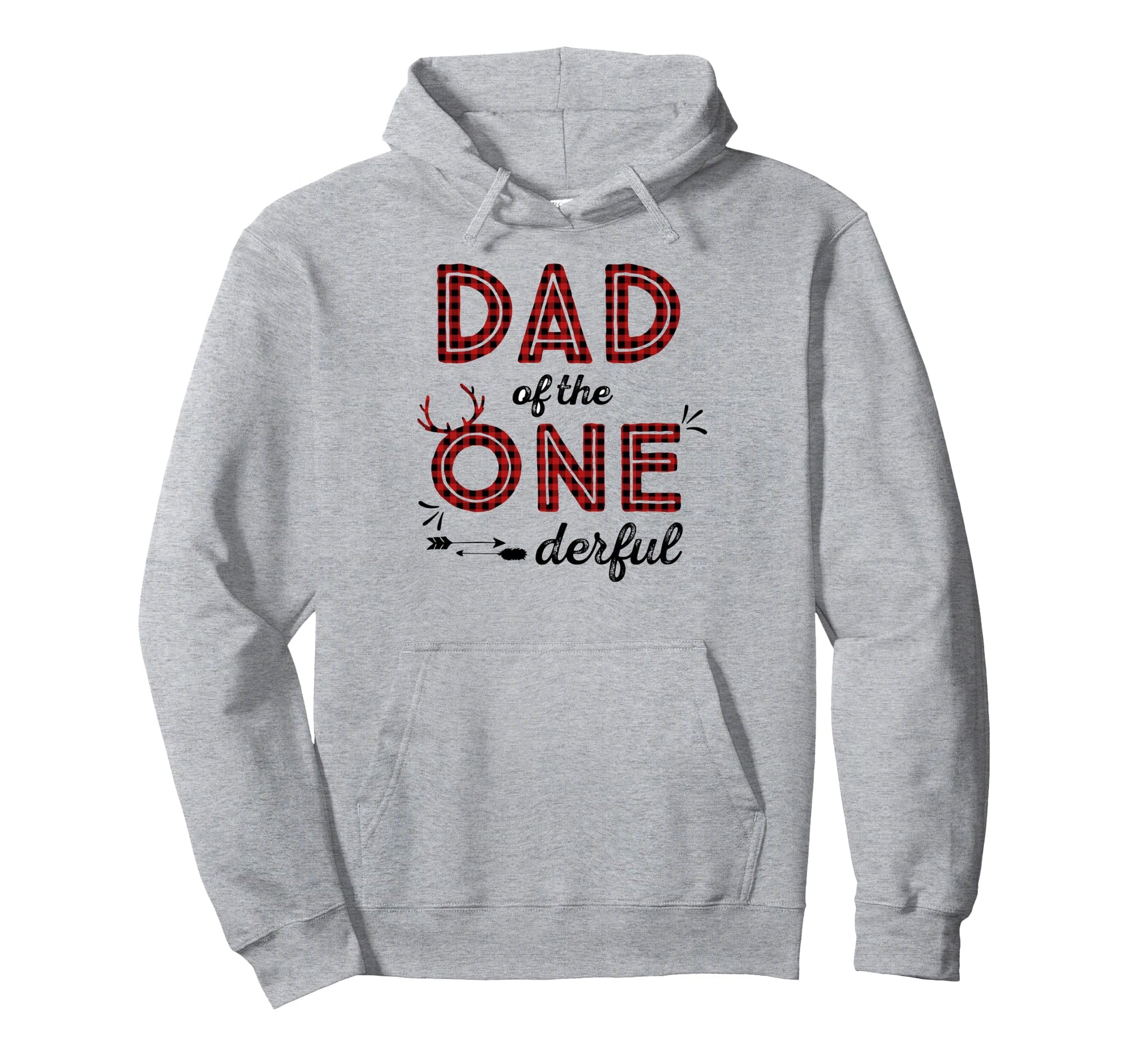 Dad Onederful 1St Birthday Deer Hunting Hoodie - Graphic Print Unisex - T-Shirt, Sweatshirt, Hoodie