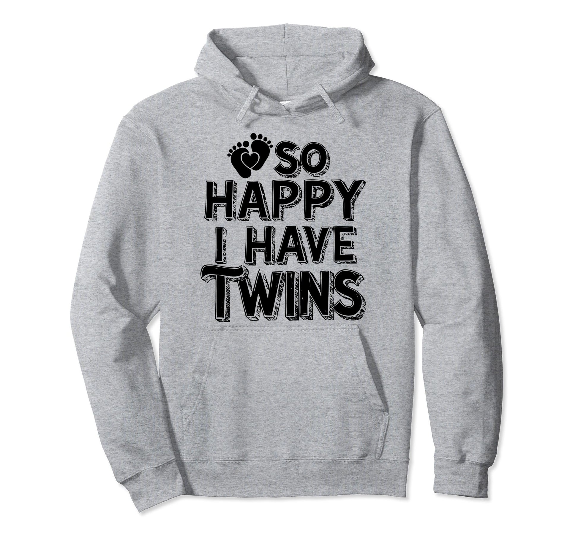 So Happy Twin Dad Funny Daddy Hoodie - Casual Everyday Wear for Adults - T-Shirt, Sweatshirt, Hoodie
