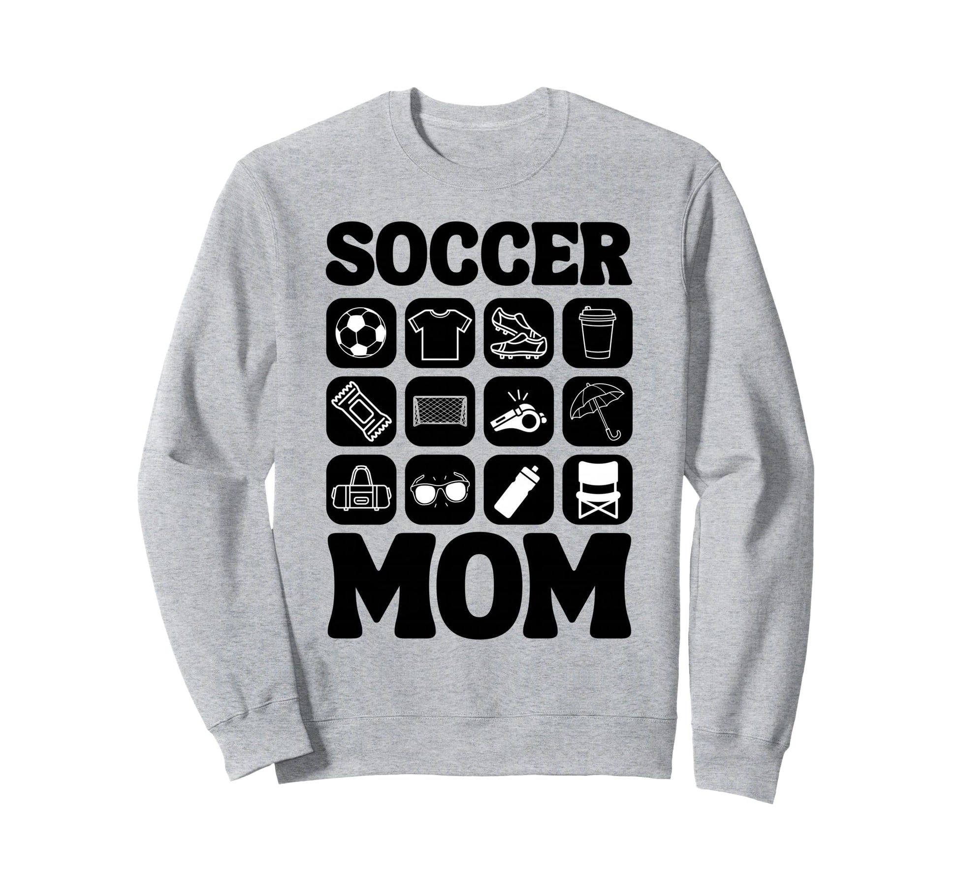 Soccer Mom Icons Soccer Sweatshirt - Trendy Graphic Men Women - T-Shirt, Sweatshirt, Hoodie
