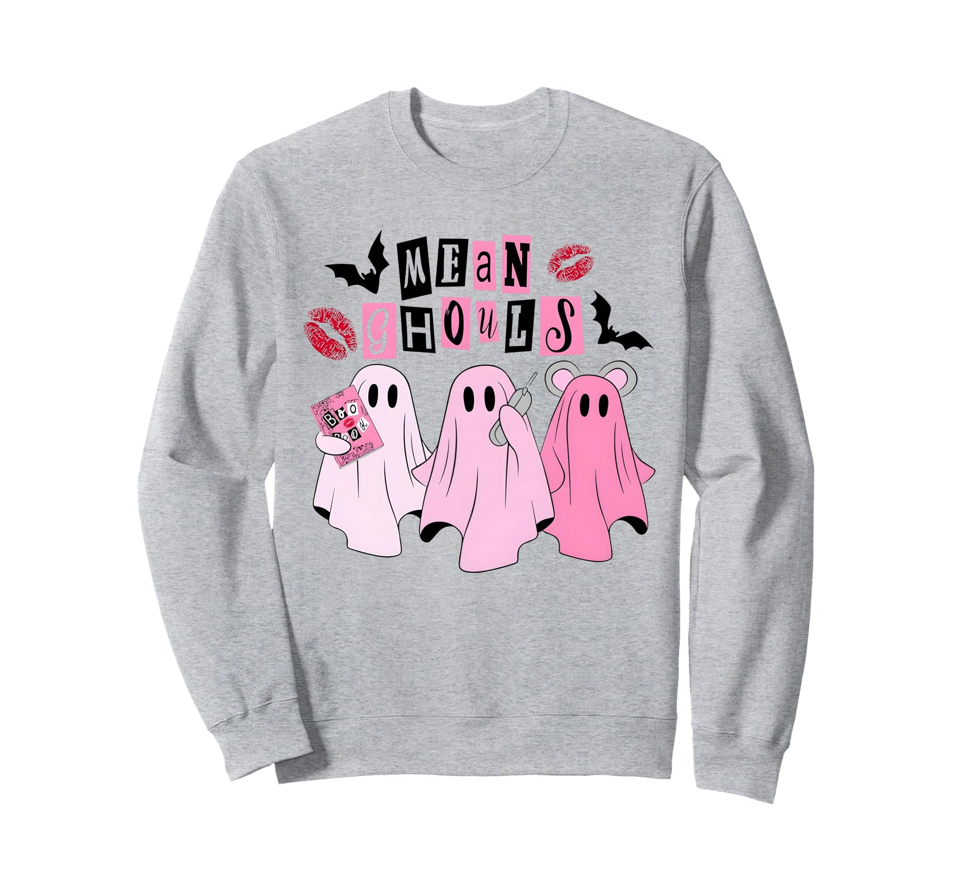 Ghost Mean Ghouls Halloween Sweatshirt - Custom Art Print for Adults - T-Shirt, Sweatshirt, Hoodie