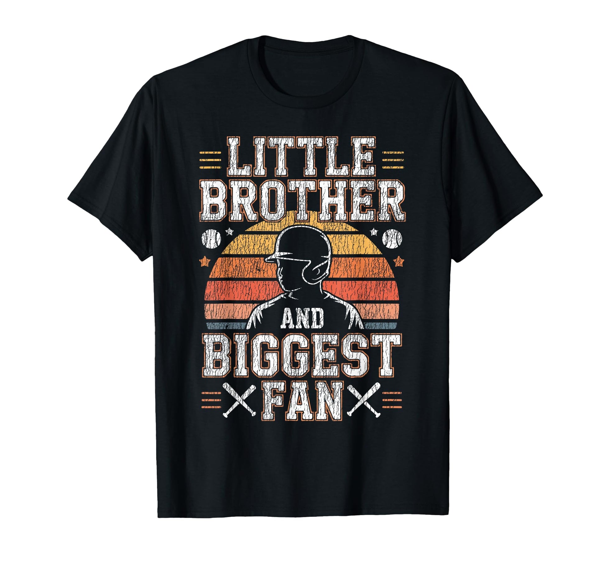 Baseball Fan Brother Little Brother And T-Shirt - Unique Graphic for Adults - T-Shirt, Sweatshirt, Hoodie