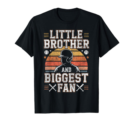 Baseball Fan Brother Little Brother And T-Shirt - Unique Graphic for Adults - T-Shirt, Sweatshirt, Hoodie
