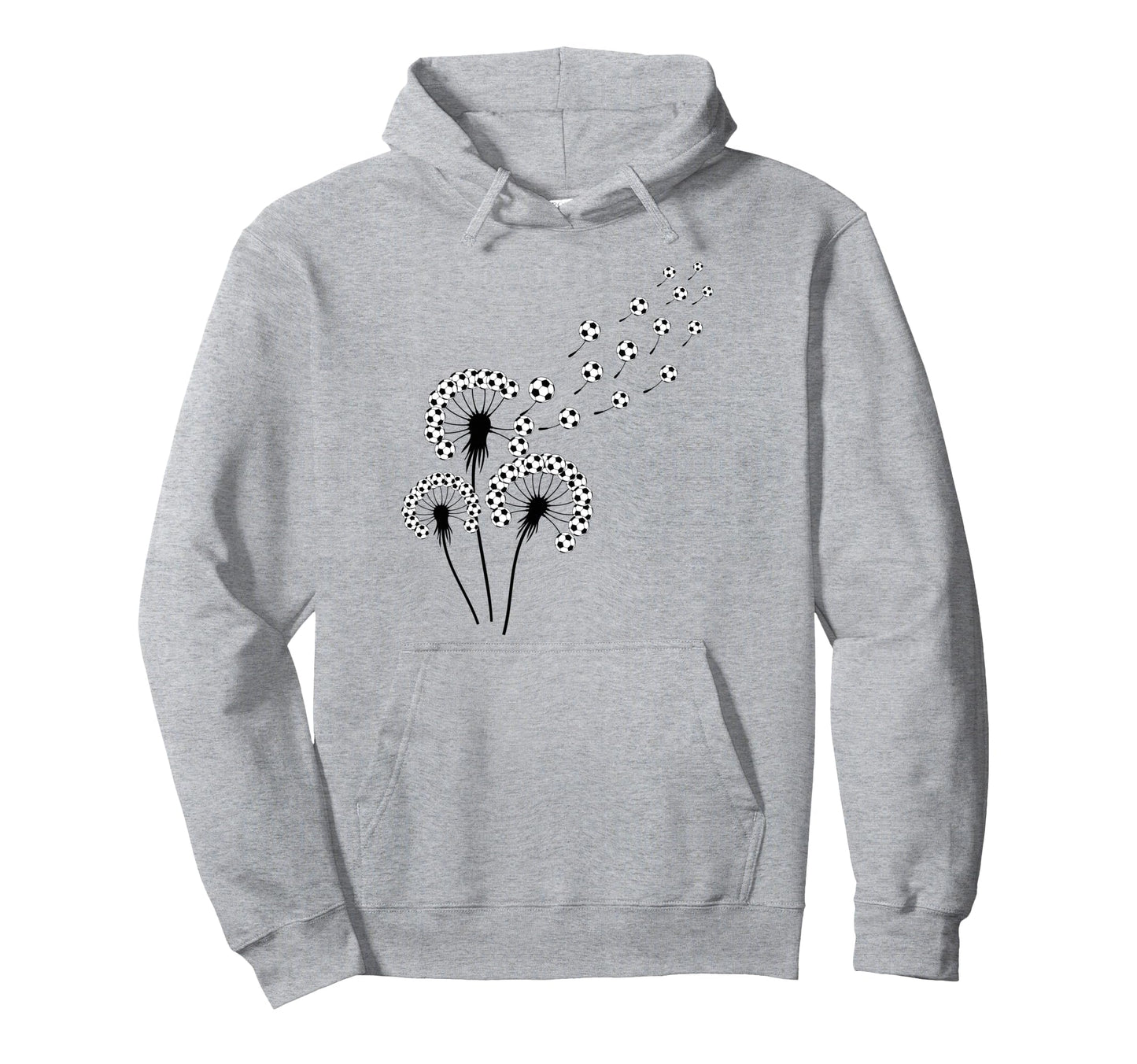 Dandelion Soccer Ball Soccer Player Hoodie - Streetwear Style Unisex - T-Shirt, Sweatshirt, Hoodie