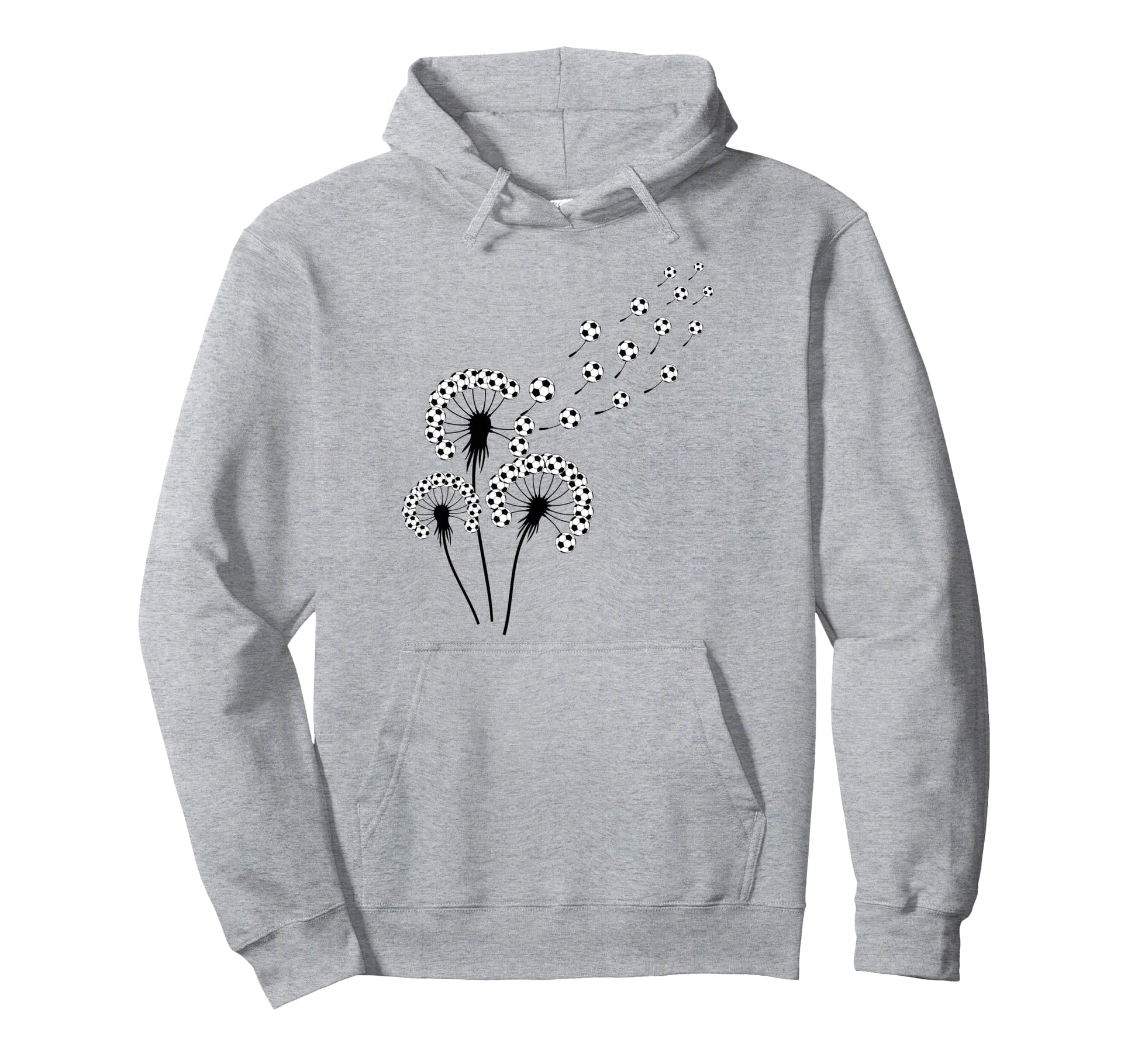 Dandelion Soccer Ball Soccer Player Hoodie - Streetwear Style Unisex - T-Shirt, Sweatshirt, Hoodie