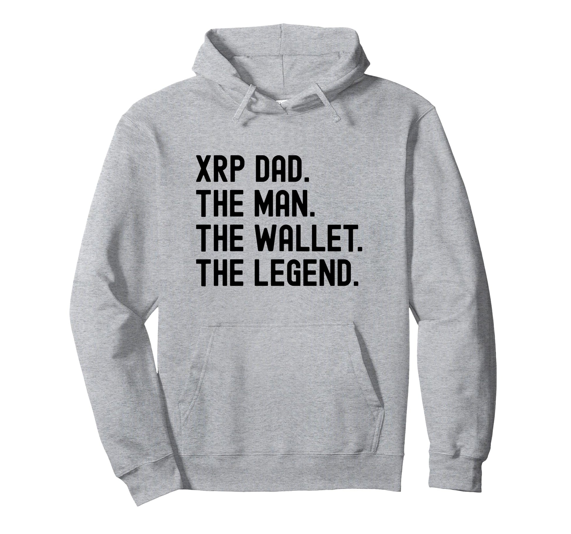 Xrp Dad Wallet Legend Crypto Hoodie - Streetwear Style Men Women - T-Shirt, Sweatshirt, Hoodie