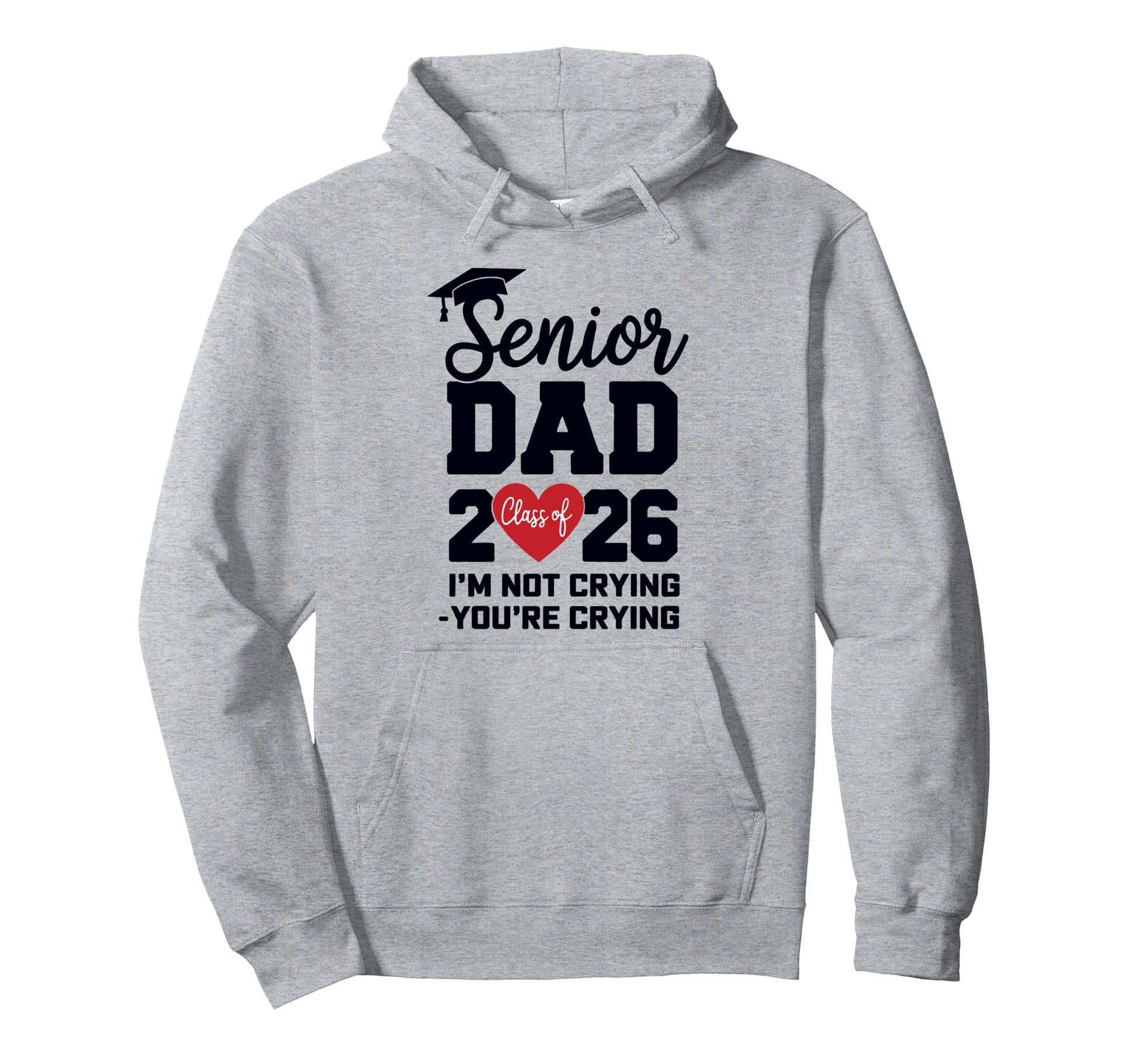 Dad Senior 2026 Proud Dad Class 2026 Hoodie - Trendy Graphic Unisex - T-Shirt, Sweatshirt, Hoodie
