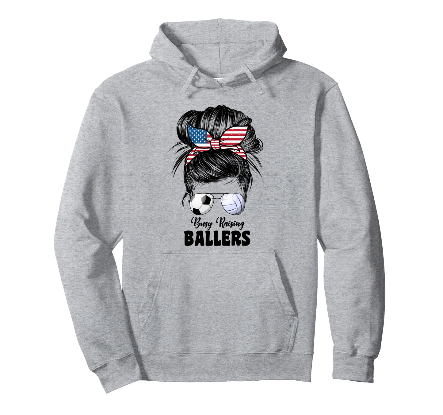 Busy Raising Ballers Volleyball And Hoodie - Minimalist Print Unisex - T-Shirt, Sweatshirt, Hoodie