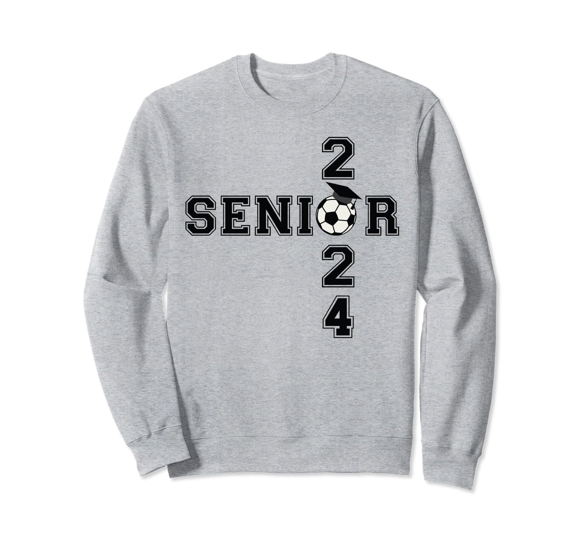 Class 2024 Senior Soccer Player Sweatshirt - Graphic Print for Adults - T-Shirt, Sweatshirt, Hoodie