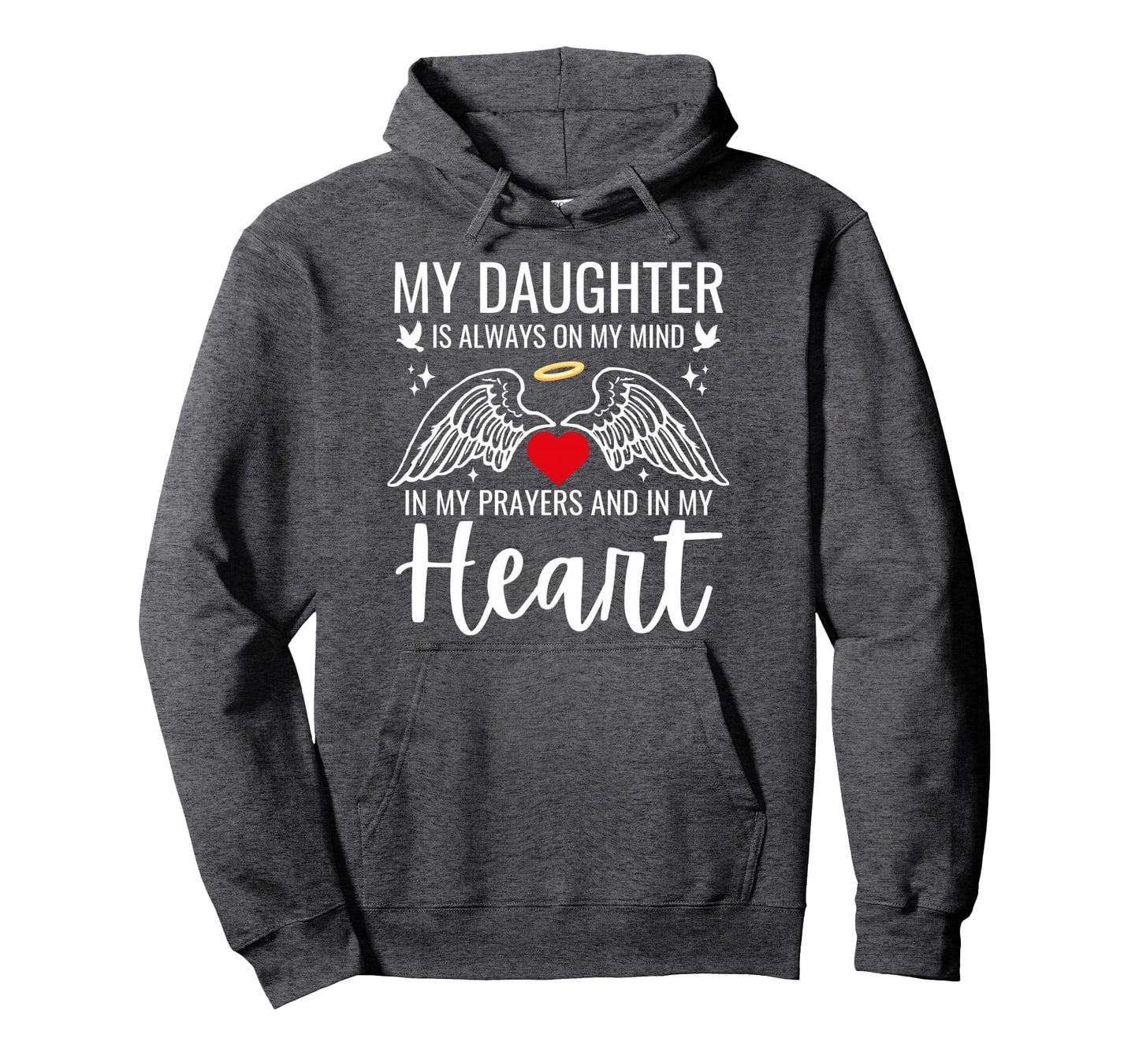 My Daughter Guardian Angel Heaven Hoodie - Aesthetic Graphic Unisex - T-Shirt, Sweatshirt, Hoodie