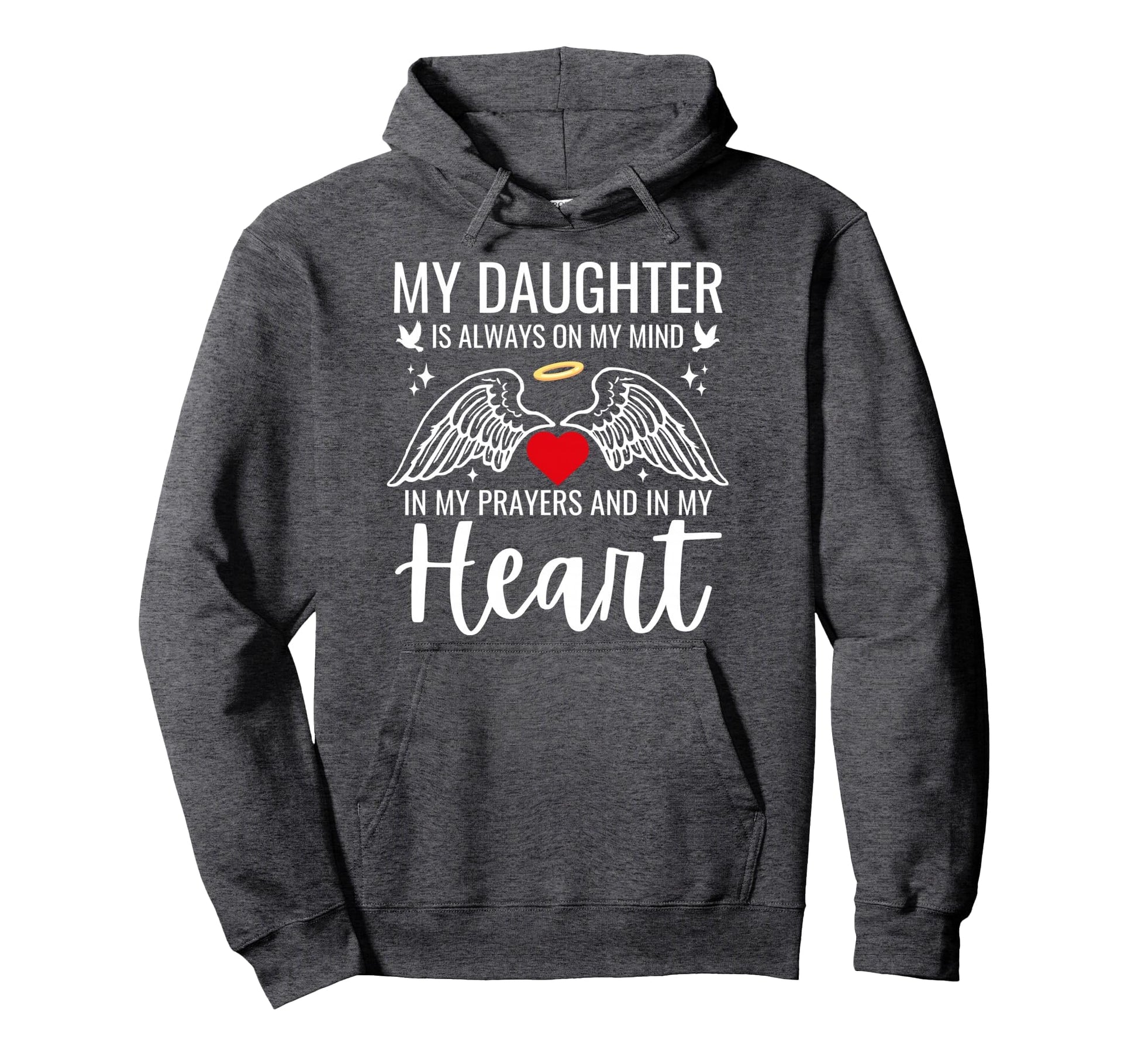 My Daughter Guardian Angel Heaven Hoodie - Aesthetic Graphic Unisex - T-Shirt, Sweatshirt, Hoodie