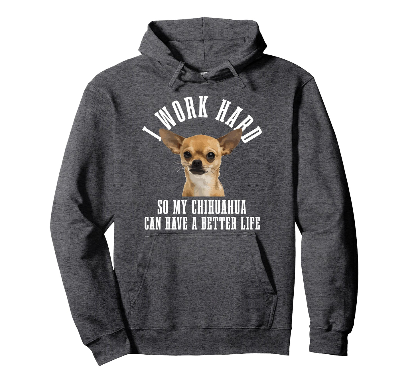 Chihuahua Mama Dog Dad Funny Chihuahua Hoodie - Custom Art Print for Adults - T-Shirt, Sweatshirt, Hoodie