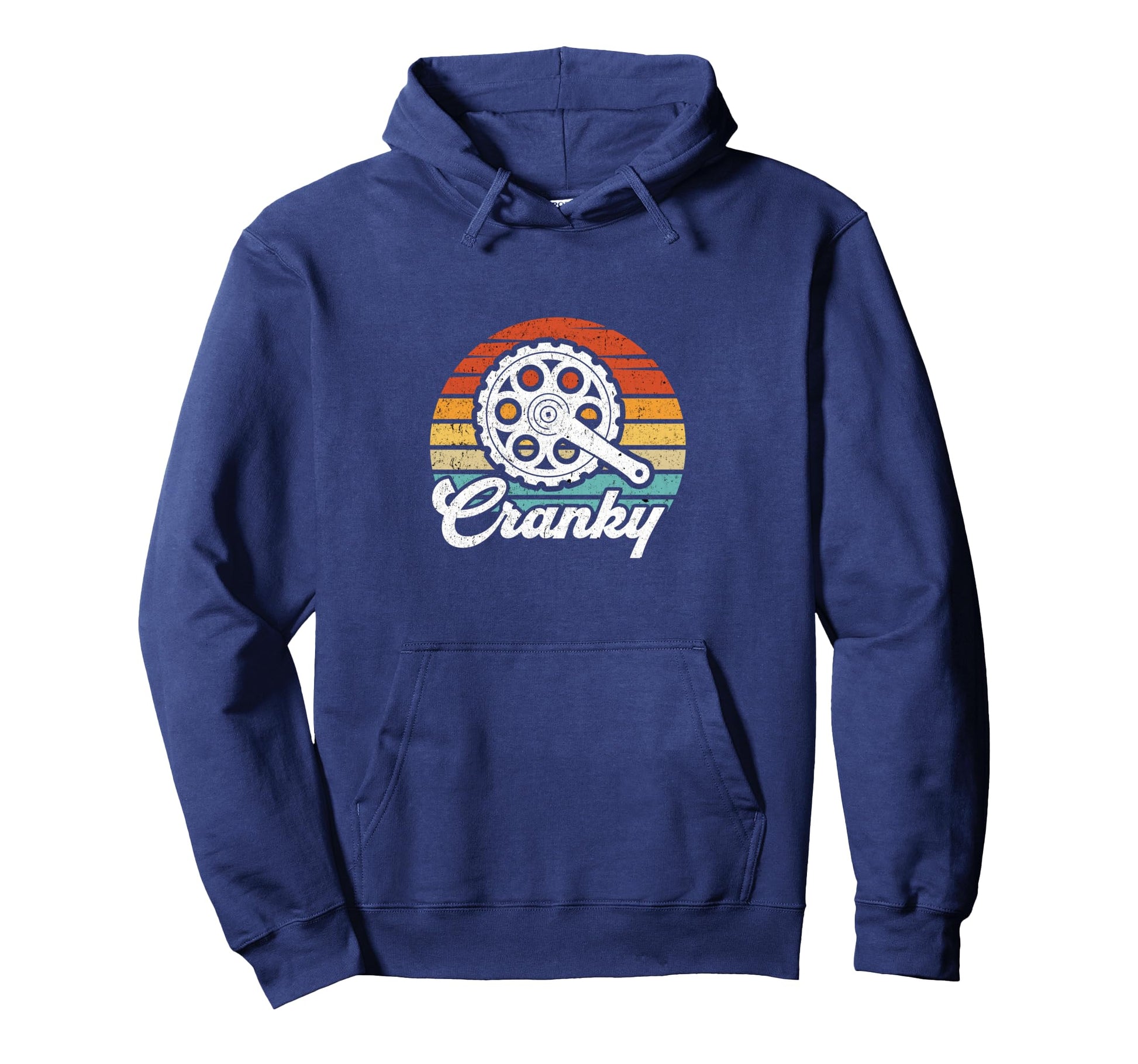 Cranky Bicycle Chain Cycling Funny Bike Hoodie - Graphic Print Men Women - T-Shirt, Sweatshirt, Hoodie