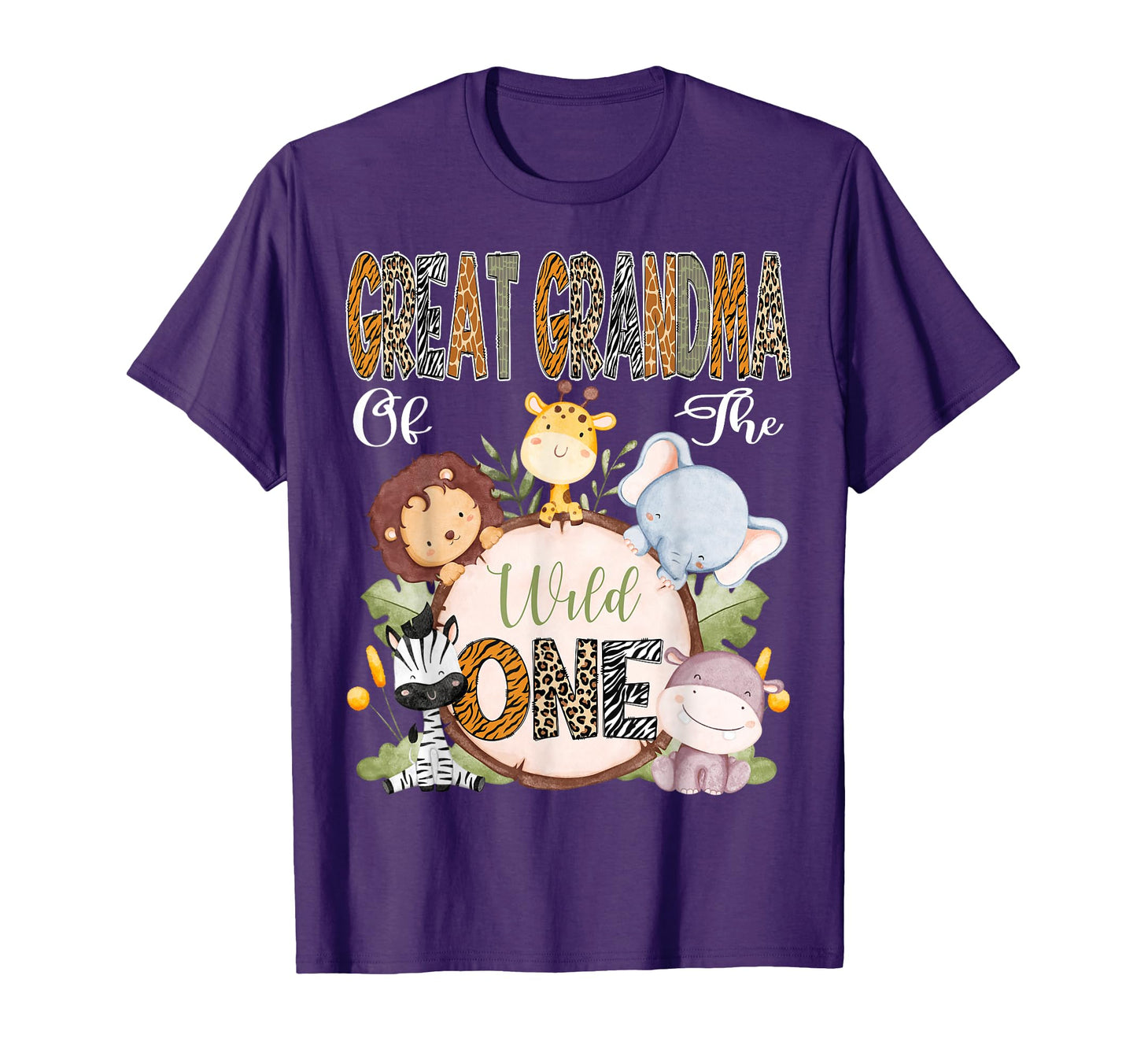Great Grandma Wild One 1St Birthday T-Shirt - Fun Novelty Design Unisex - T-Shirt, Sweatshirt, Hoodie