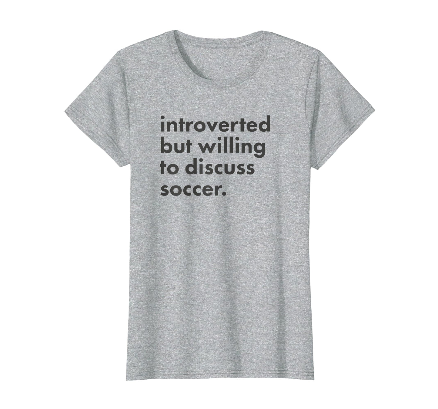 Introverted But Willing To Discuss T-Shirt - Minimalist Print for Adults - T-Shirt, Sweatshirt, Hoodie