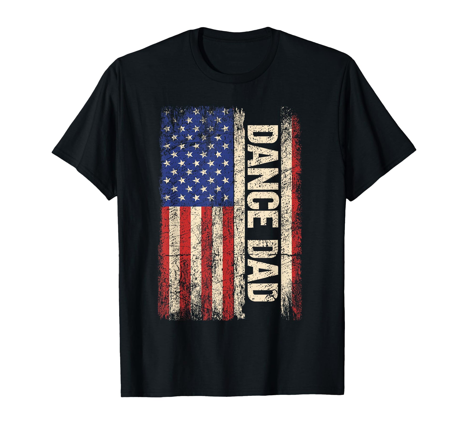 Dance Dad Us American Flag Dancer T-Shirt - Trendy Graphic for Adults - T-Shirt, Sweatshirt, Hoodie