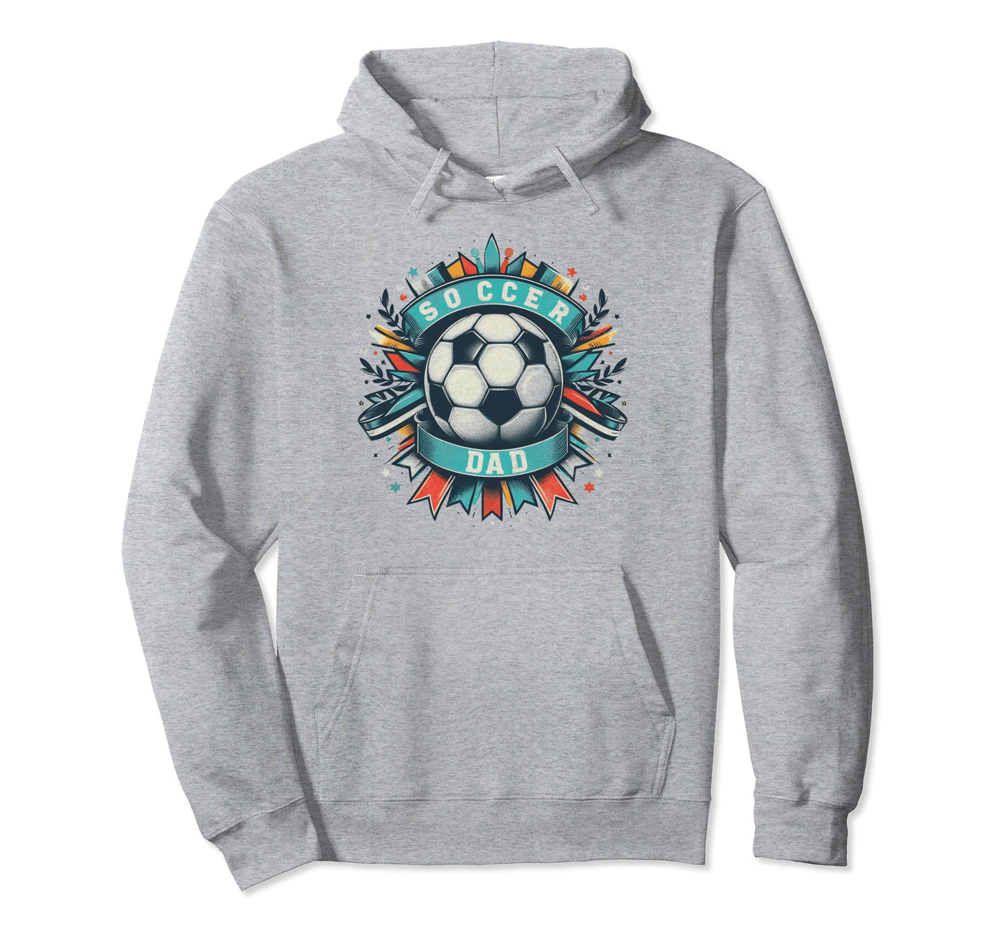 Soccer Dad Family Matching Dad Hoodie - Custom Art Print for Adults - T-Shirt, Sweatshirt, Hoodie