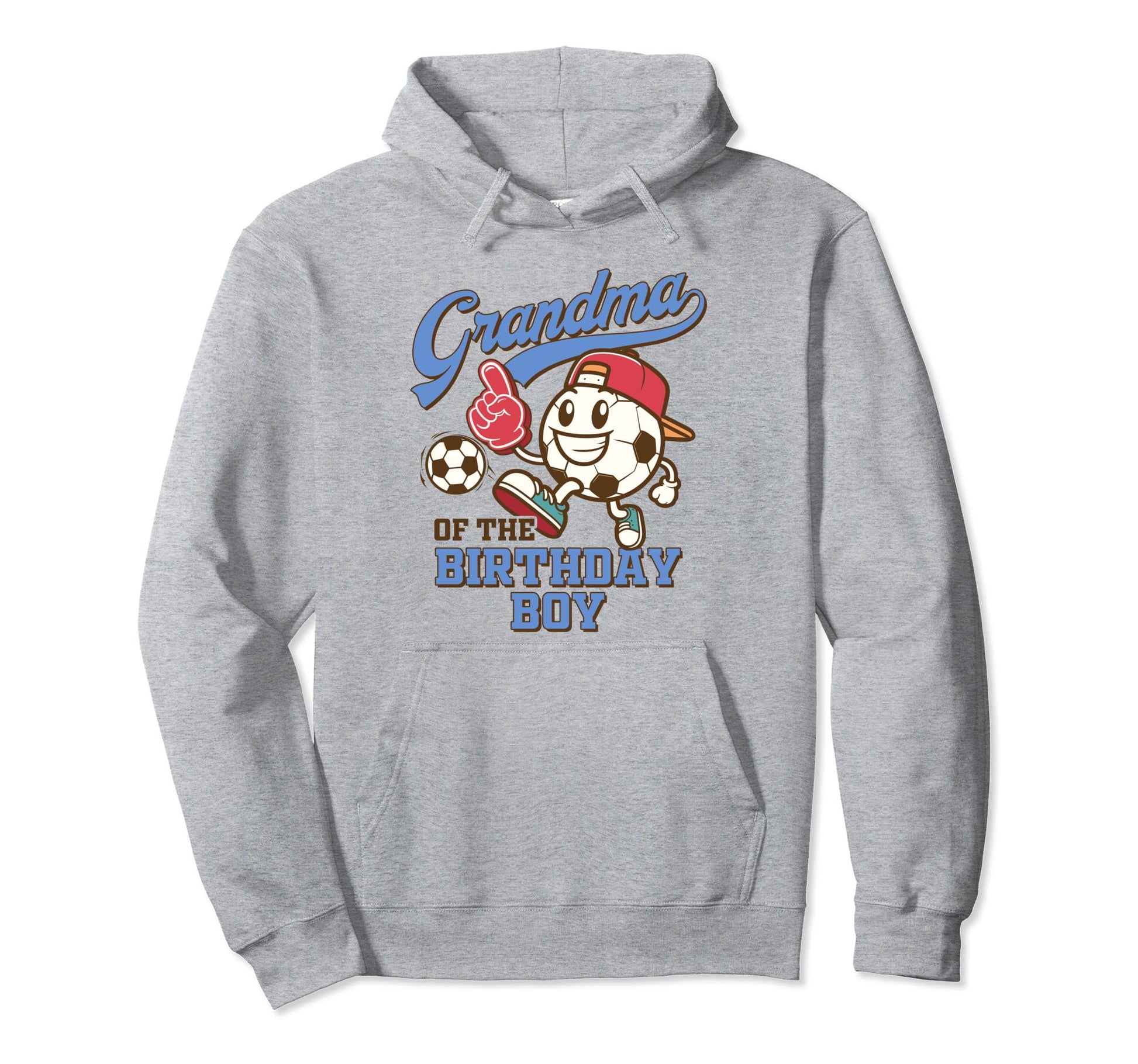 Soccer Grandma Birthday Family Grandma Hoodie - Custom Art Print Men Women - T-Shirt, Sweatshirt, Hoodie