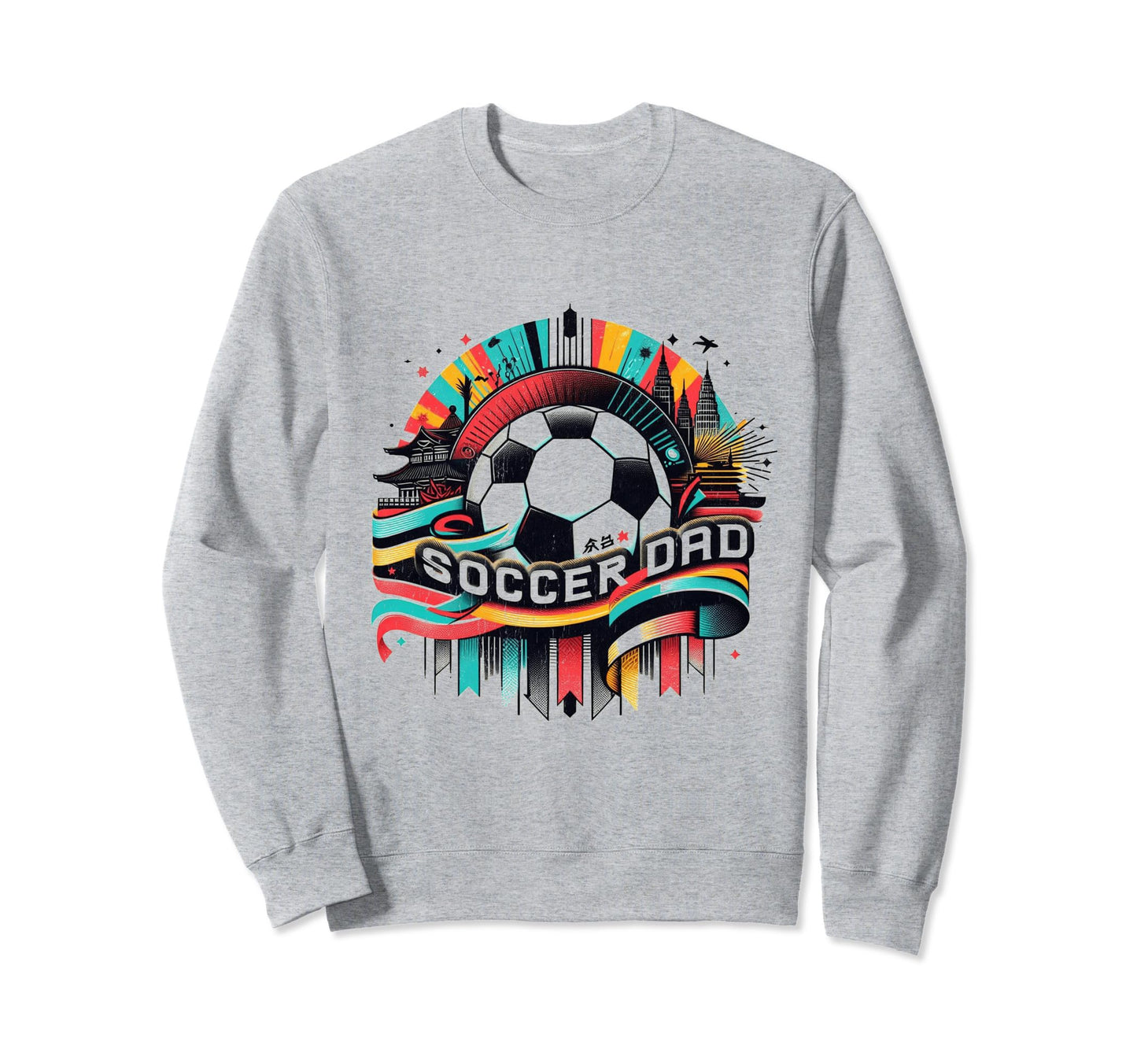 Soccer Dad Family Matching Dad Fathers Sweatshirt - Trendy Graphic Unisex - T-Shirt, Sweatshirt, Hoodie
