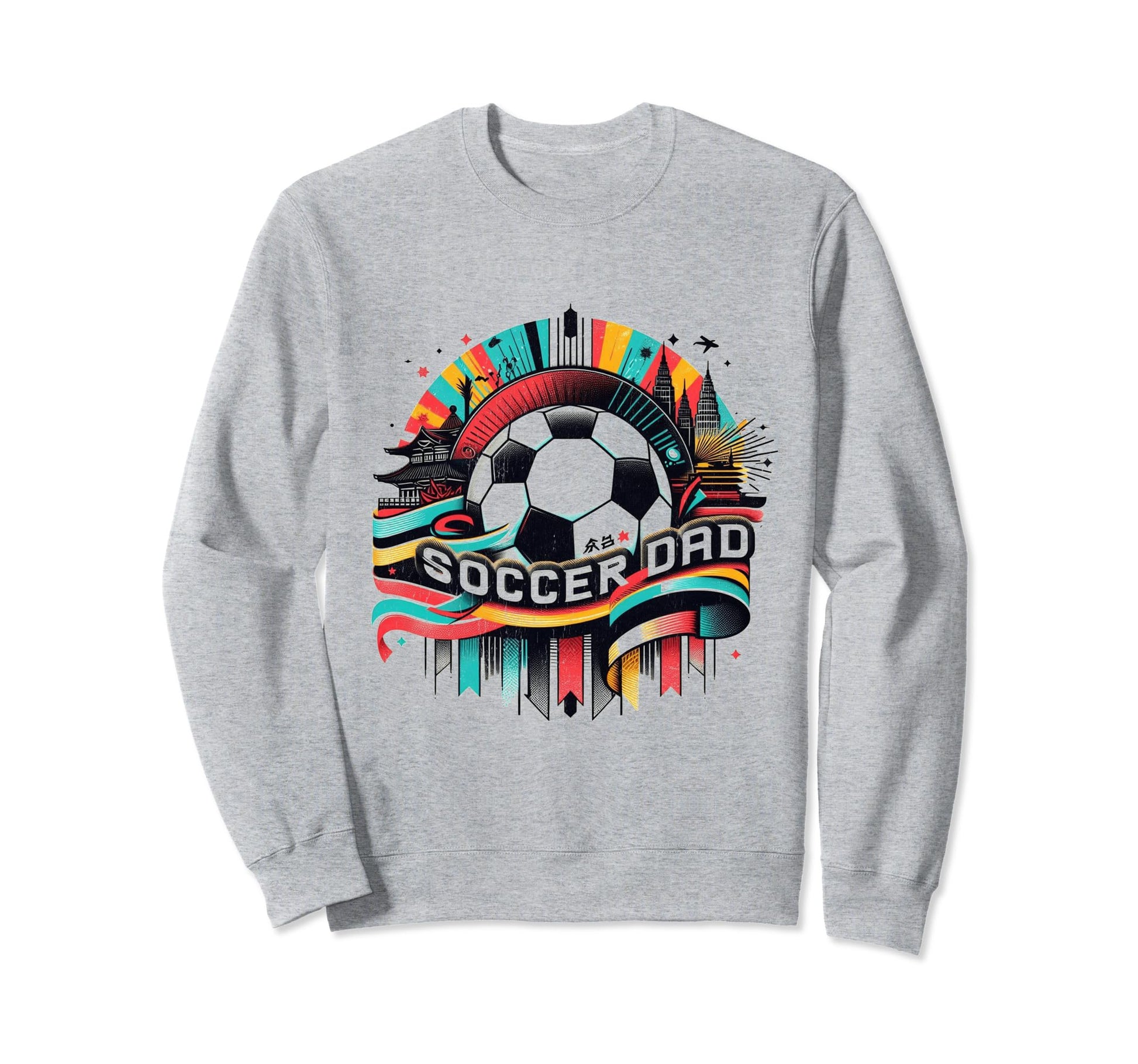 Soccer Dad Family Matching Dad Fathers Sweatshirt - Trendy Graphic Unisex - T-Shirt, Sweatshirt, Hoodie