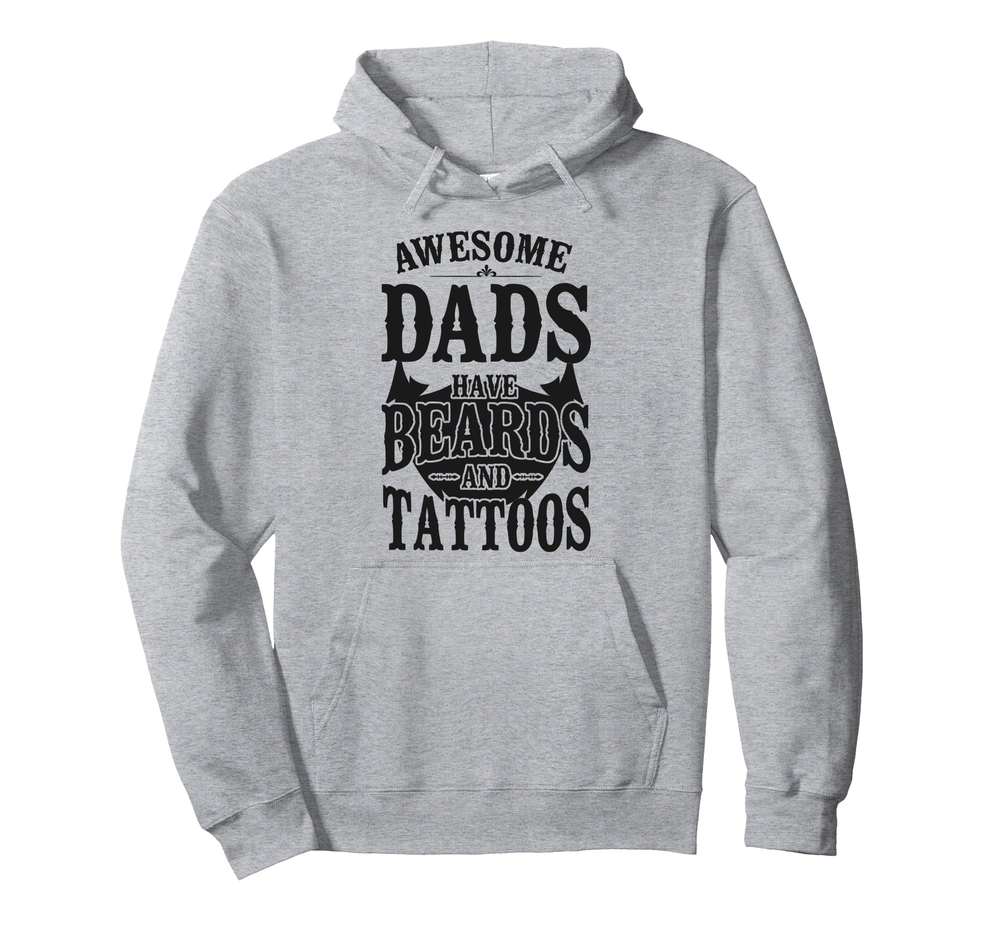 Beard Lover Bearded Dad Awesome Dads Hoodie - Aesthetic Graphic for Adults - T-Shirt, Sweatshirt, Hoodie