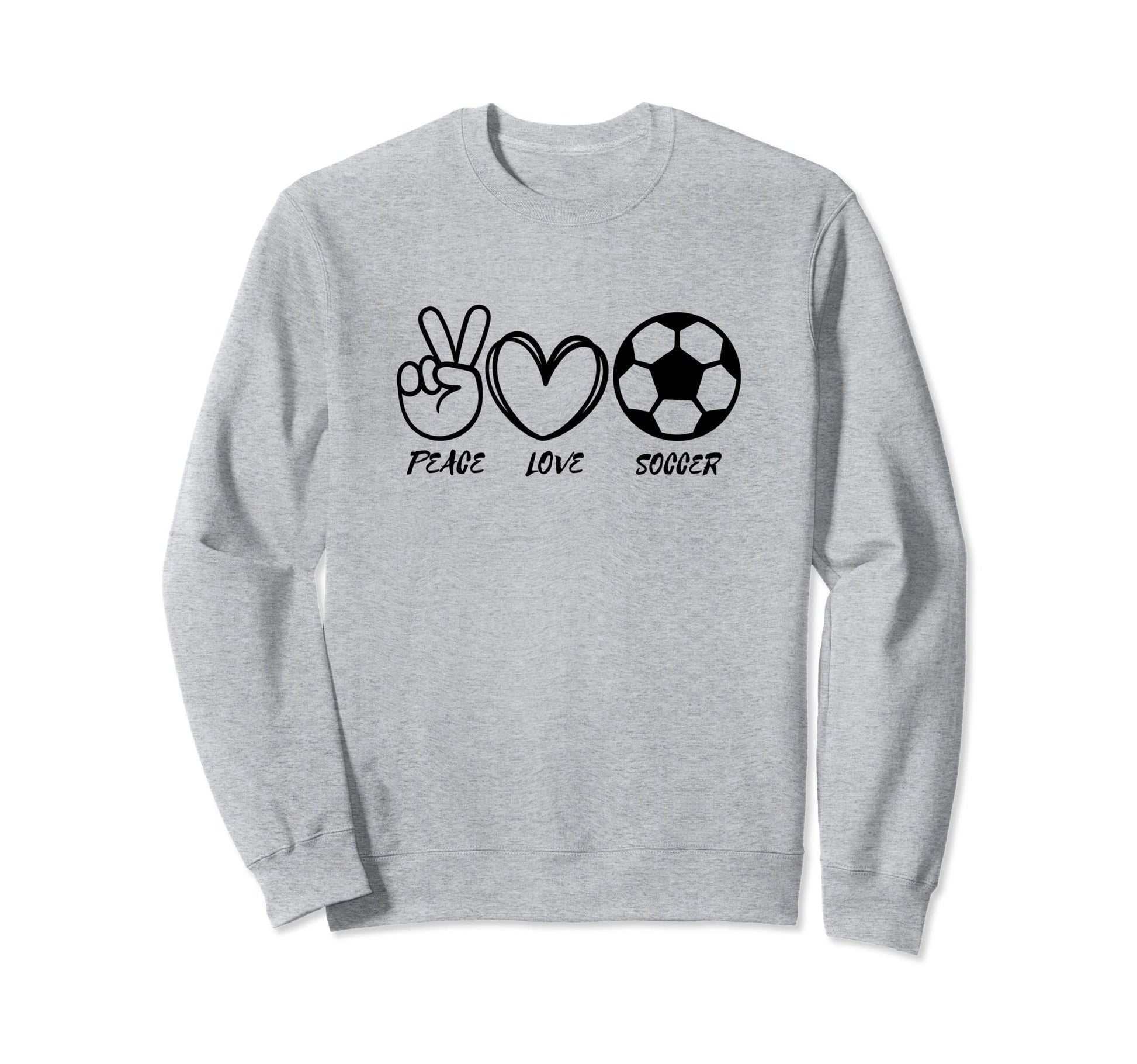 Peace Sign Hippe Symbol Peace Love Sweatshirt - Novelty Apparel Unisex - T-Shirt, Sweatshirt, Hoodie