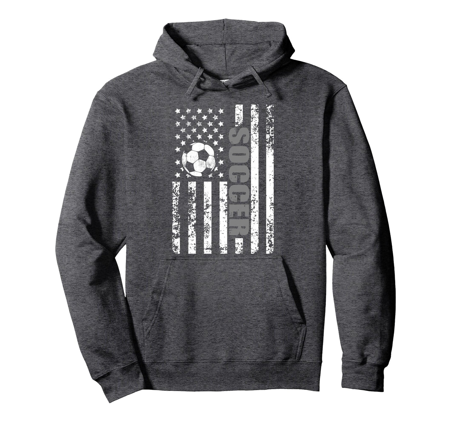 Us American Flag Soccer Patriotic Soccer Hoodie - Custom Art Print Unisex - T-Shirt, Sweatshirt, Hoodie