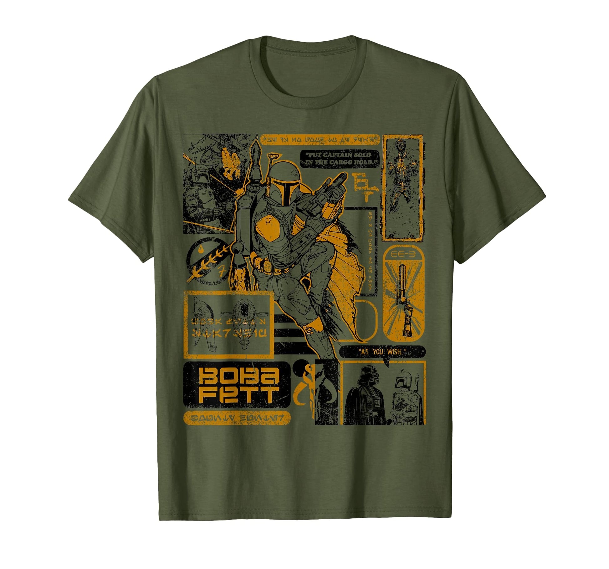 Star Was Boba Fett Mandalorian T-Shirt - Casual Everyday Wear Men Women - T-Shirt, Sweatshirt, Hoodie