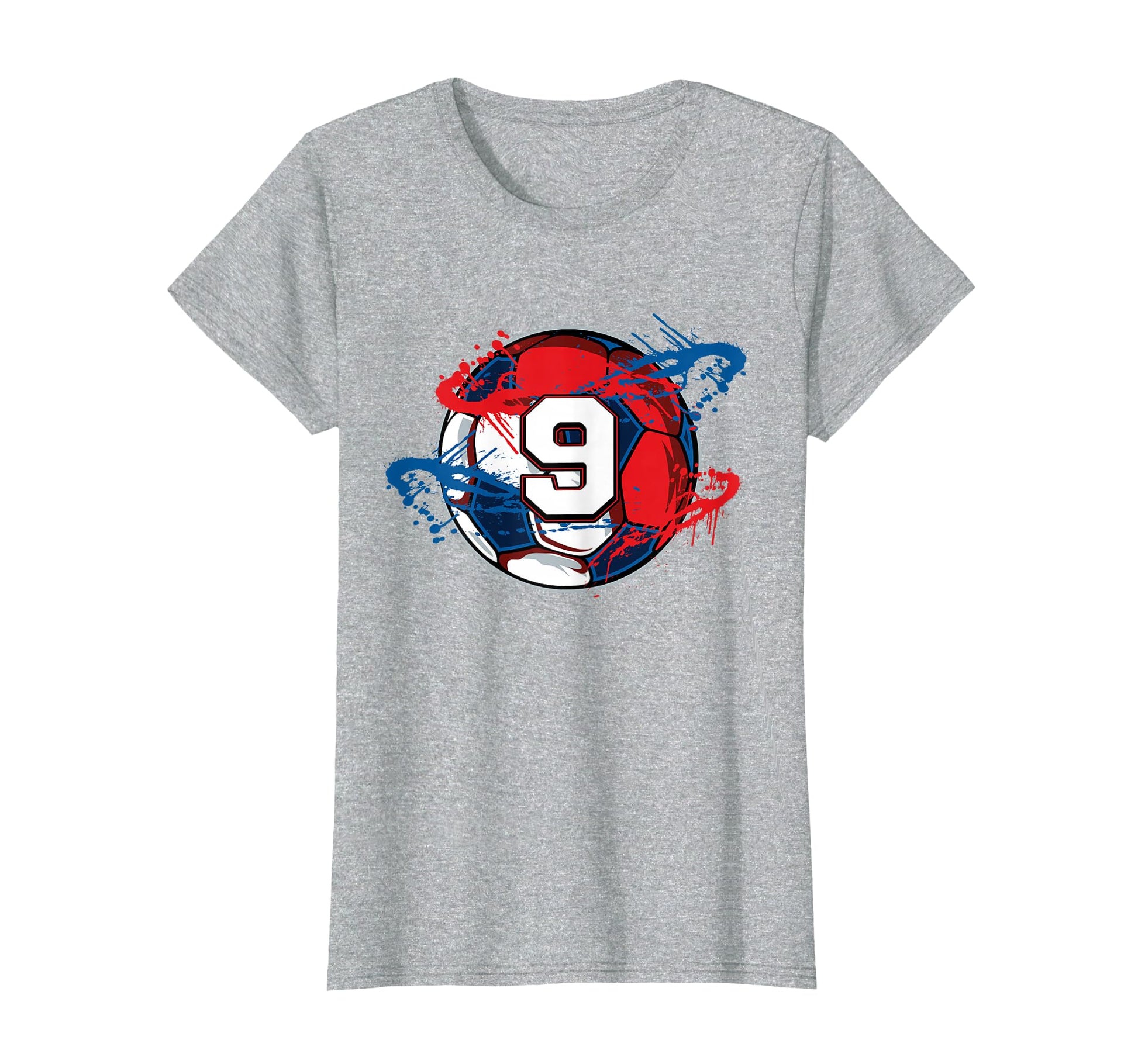 9 Soccer Jersey Number Nine Soccer T-Shirt - Unique Graphic for Adults - T-Shirt, Sweatshirt, Hoodie
