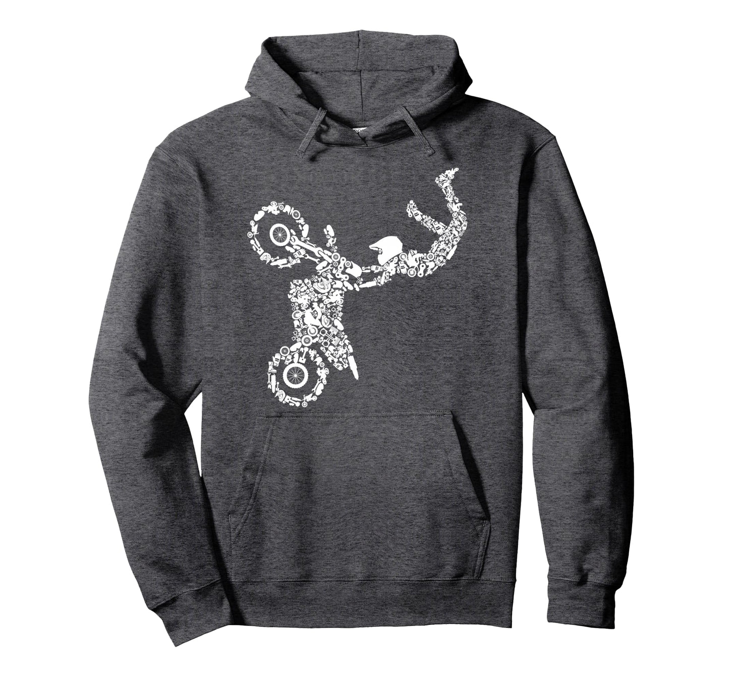 Motocross Enduro Supermoto Bike Dirt Biker Hoodie - Unique Graphic Unisex - T-Shirt, Sweatshirt, Hoodie