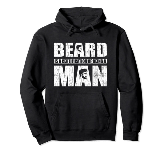 Bearded Funny Beard Dad Hoodie - Trendy Graphic for Adults - T-Shirt, Sweatshirt, Hoodie