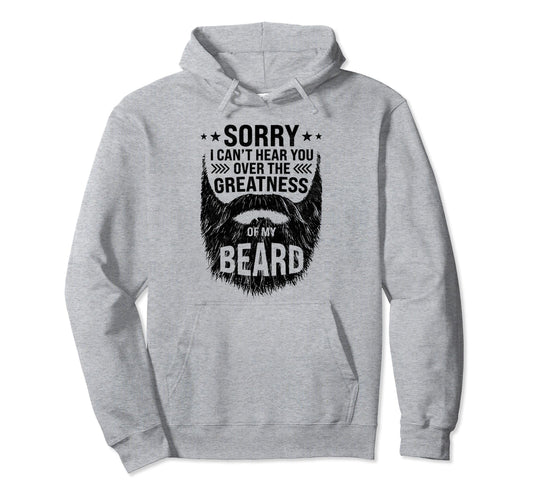 Bearded Dad Funny Beard Lover Hoodie - Casual Everyday Wear Men Women - T-Shirt, Sweatshirt, Hoodie