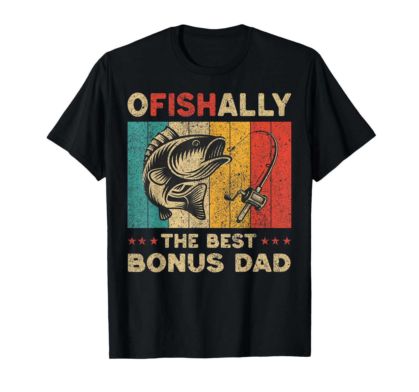 Fathers Day Funny Fishing Ofishally T-Shirt - Minimalist Print for Adults - T-Shirt, Sweatshirt, Hoodie