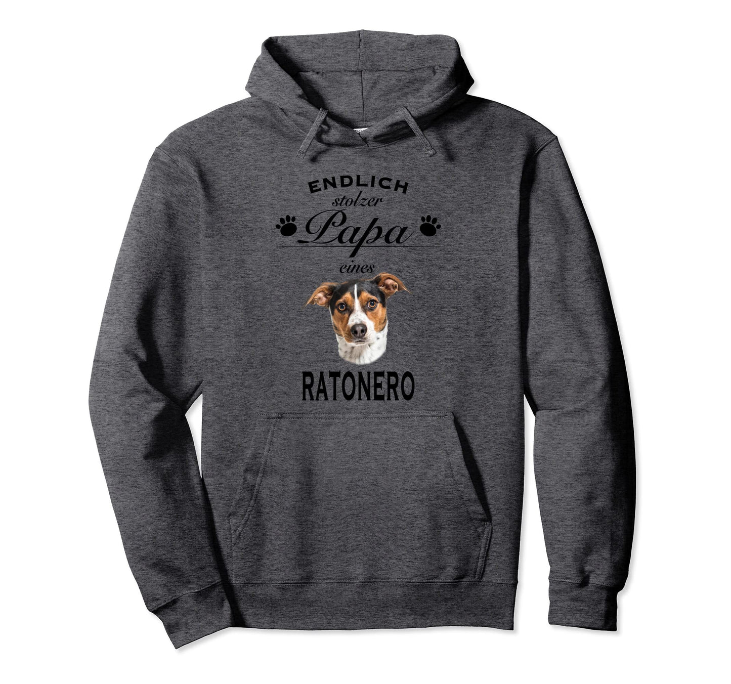 Ratonero T Shirts Proud Dog Dad Hoodie - Custom Art Print for Adults - T-Shirt, Sweatshirt, Hoodie