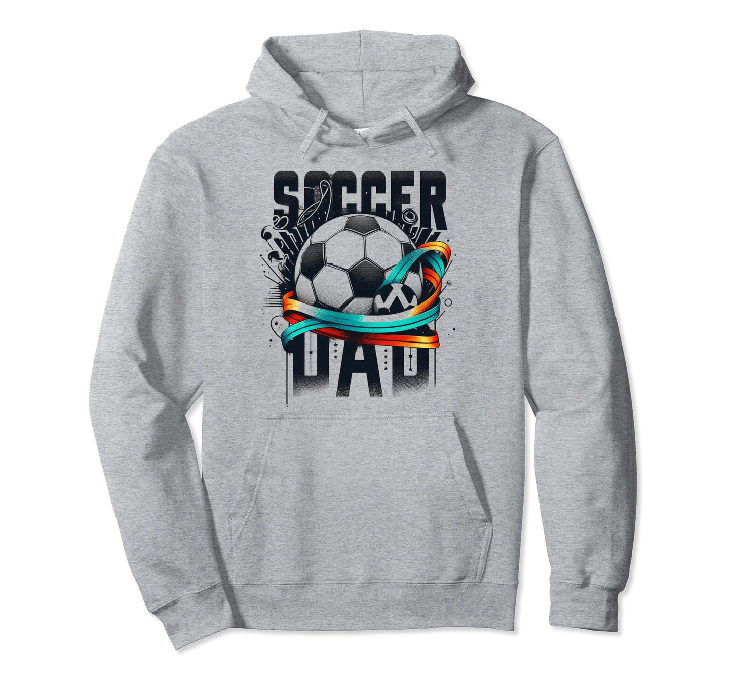 Soccer Dad Family Matching Dad Fathers Hoodie - Unique Graphic for Adults - T-Shirt, Sweatshirt, Hoodie