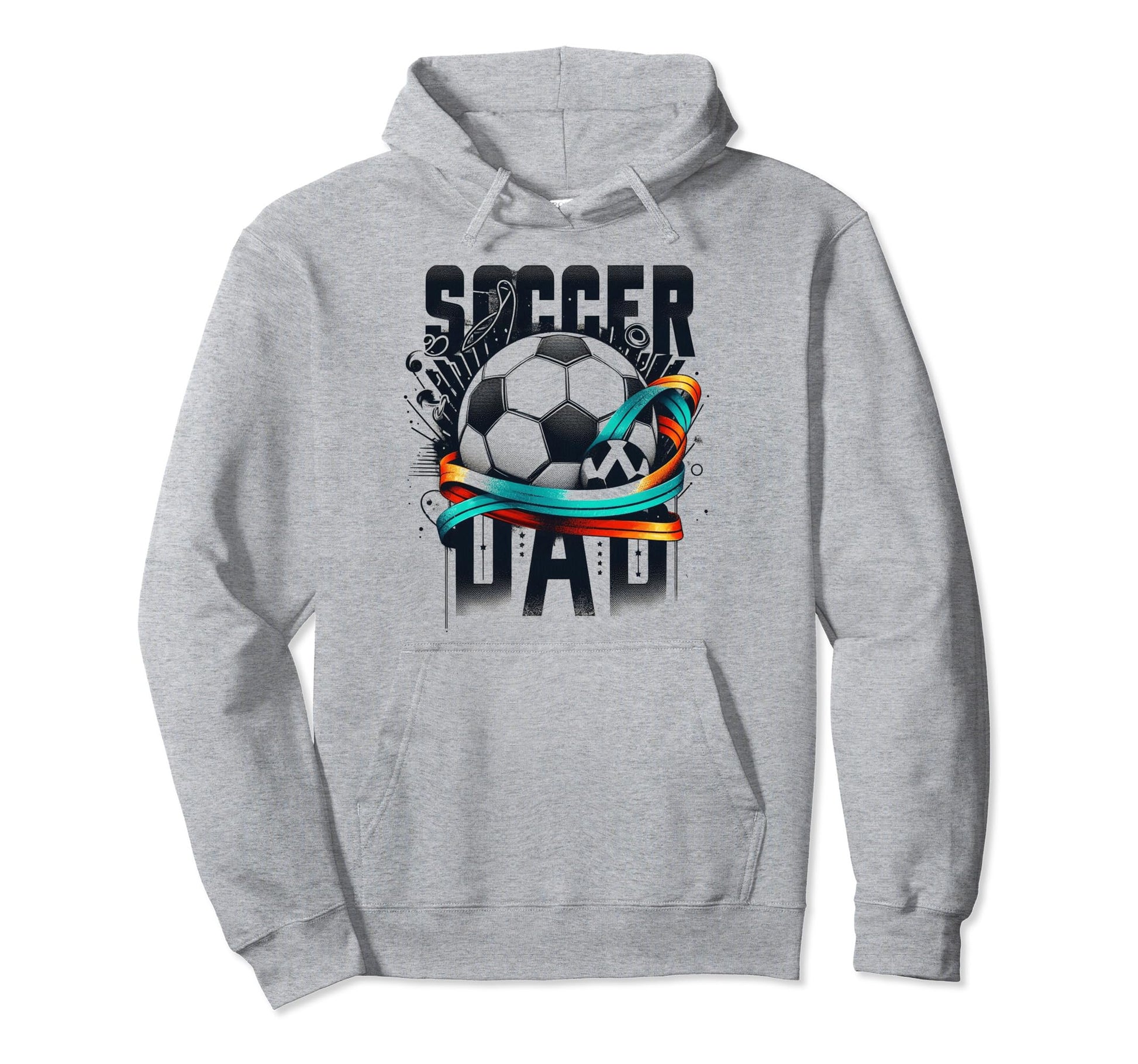 Soccer Dad Family Matching Dad Fathers Hoodie - Unique Graphic for Adults - T-Shirt, Sweatshirt, Hoodie