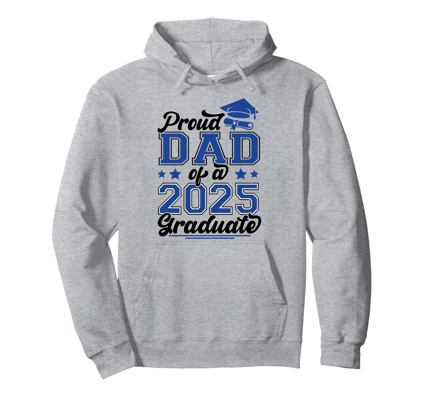 Proud Dad 2025 Graduate Family Hoodie - Aesthetic Graphic Men Women - T-Shirt, Sweatshirt, Hoodie