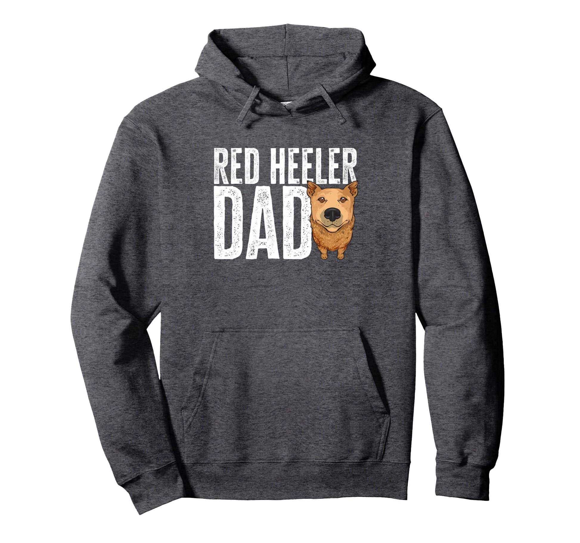 Red Heeler Dad Australian Cattle Dog Hoodie - Aesthetic Graphic for Adults - T-Shirt, Sweatshirt, Hoodie